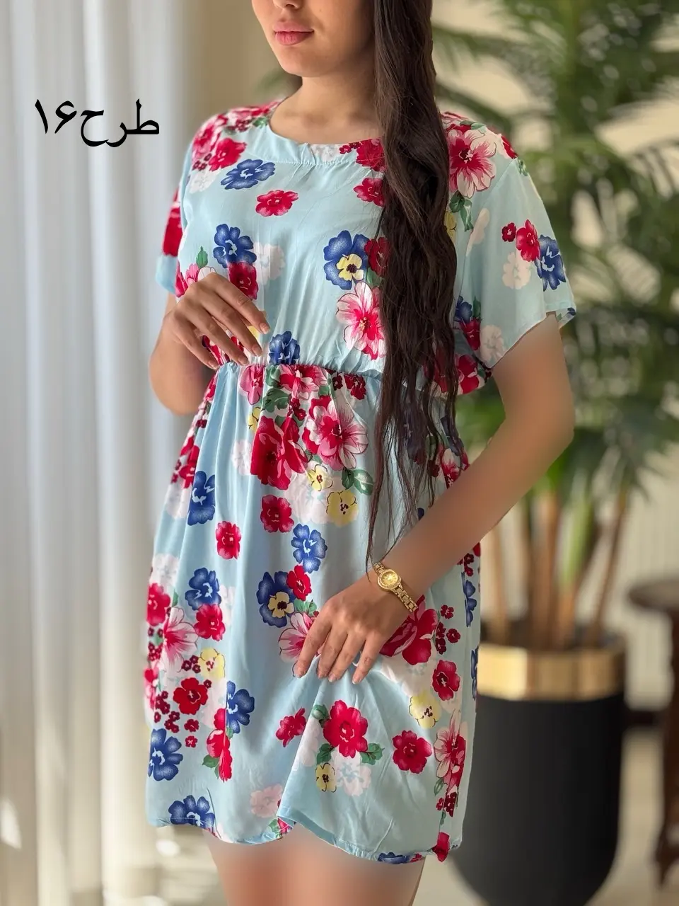 پیراهن کوتاه عروسکی کد1972
