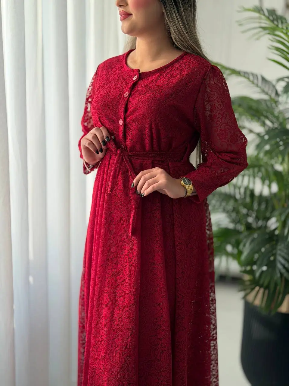 پیراهن دانتل کد2418