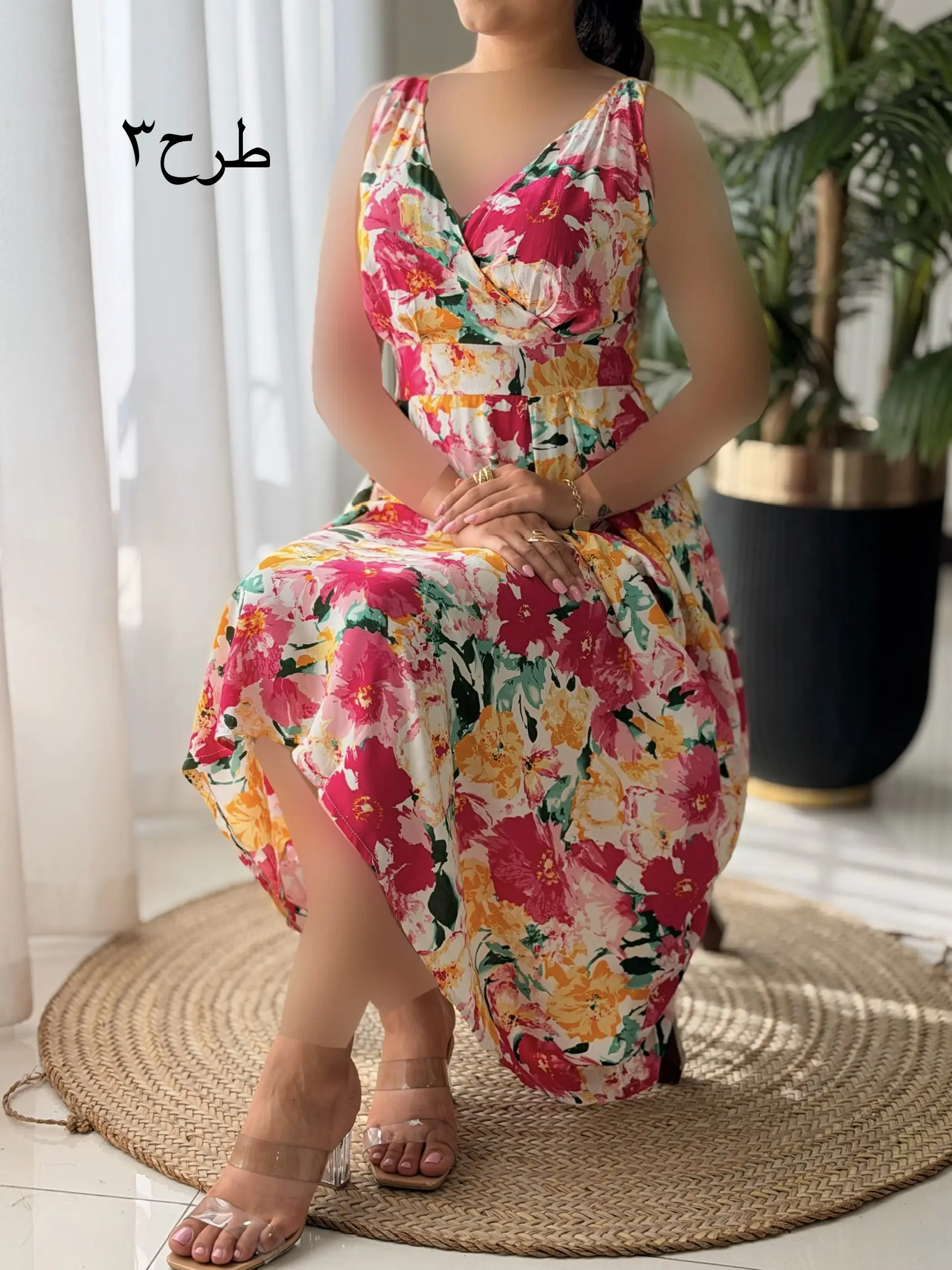 پیراهن چپ و راستی آتوسا کد2697