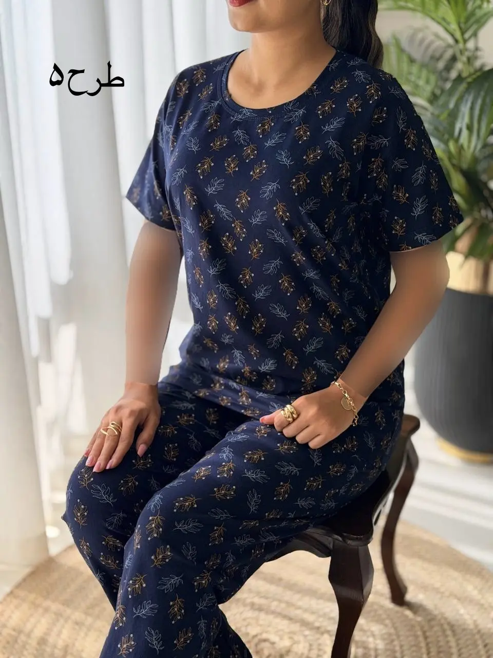 ست تیشرت شلوار آیدا کد2698