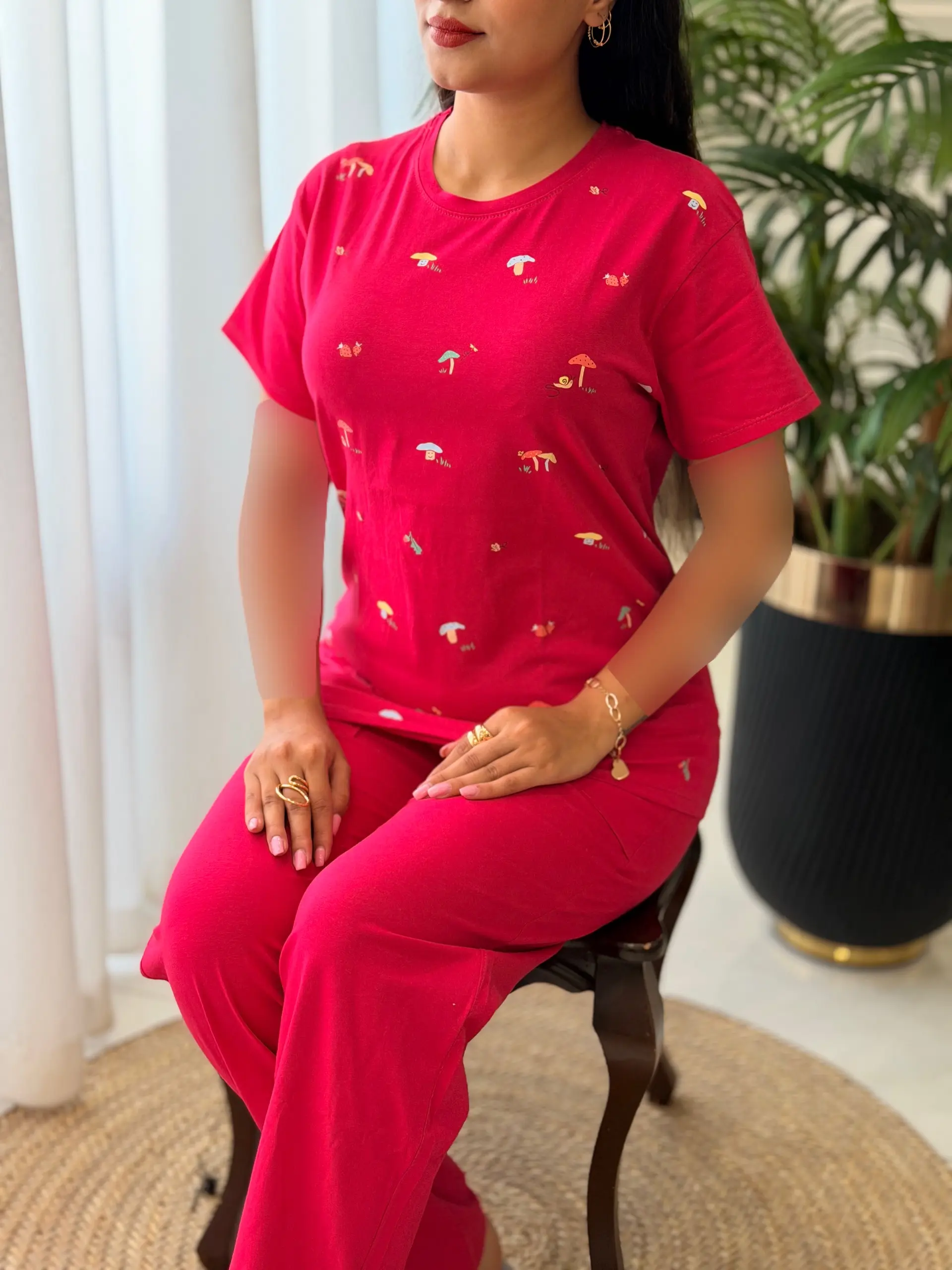 ست تیشرت شلوار قارچ کد2688