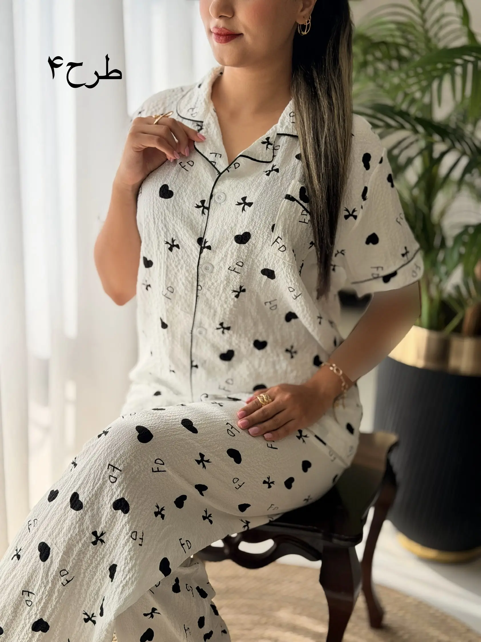 ست تیشرت شلوار وارداتی کد2689