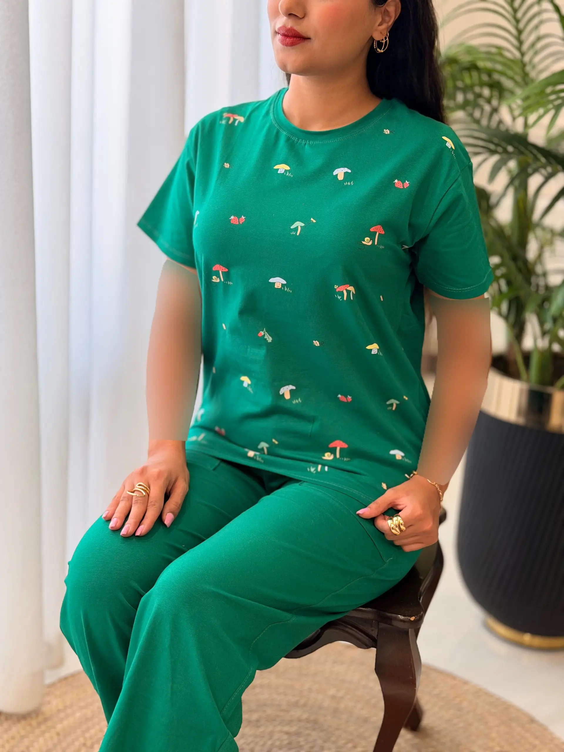 ست تیشرت شلوار قارچ کد2688