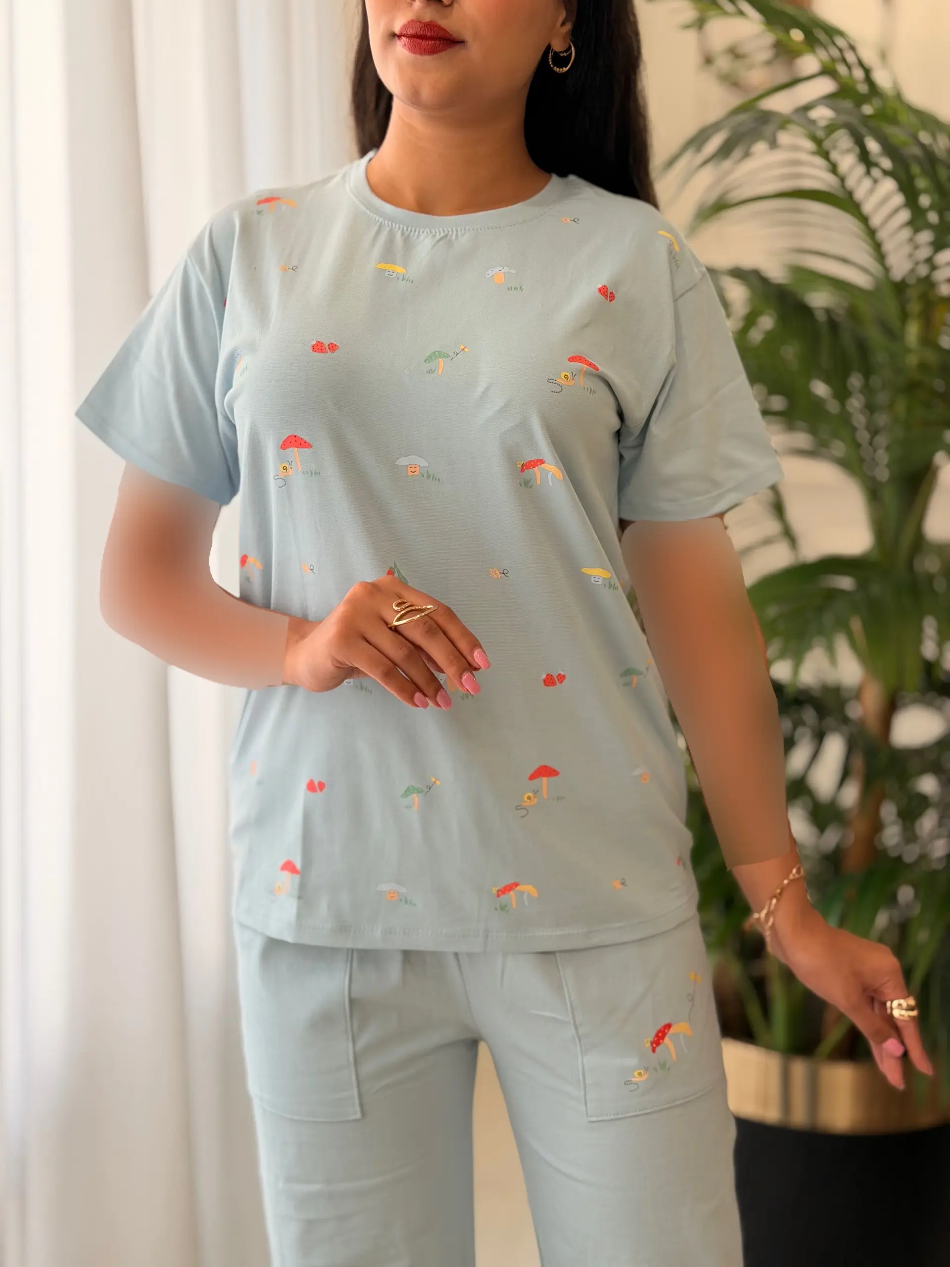 ست تیشرت شلوار قارچ کد2688