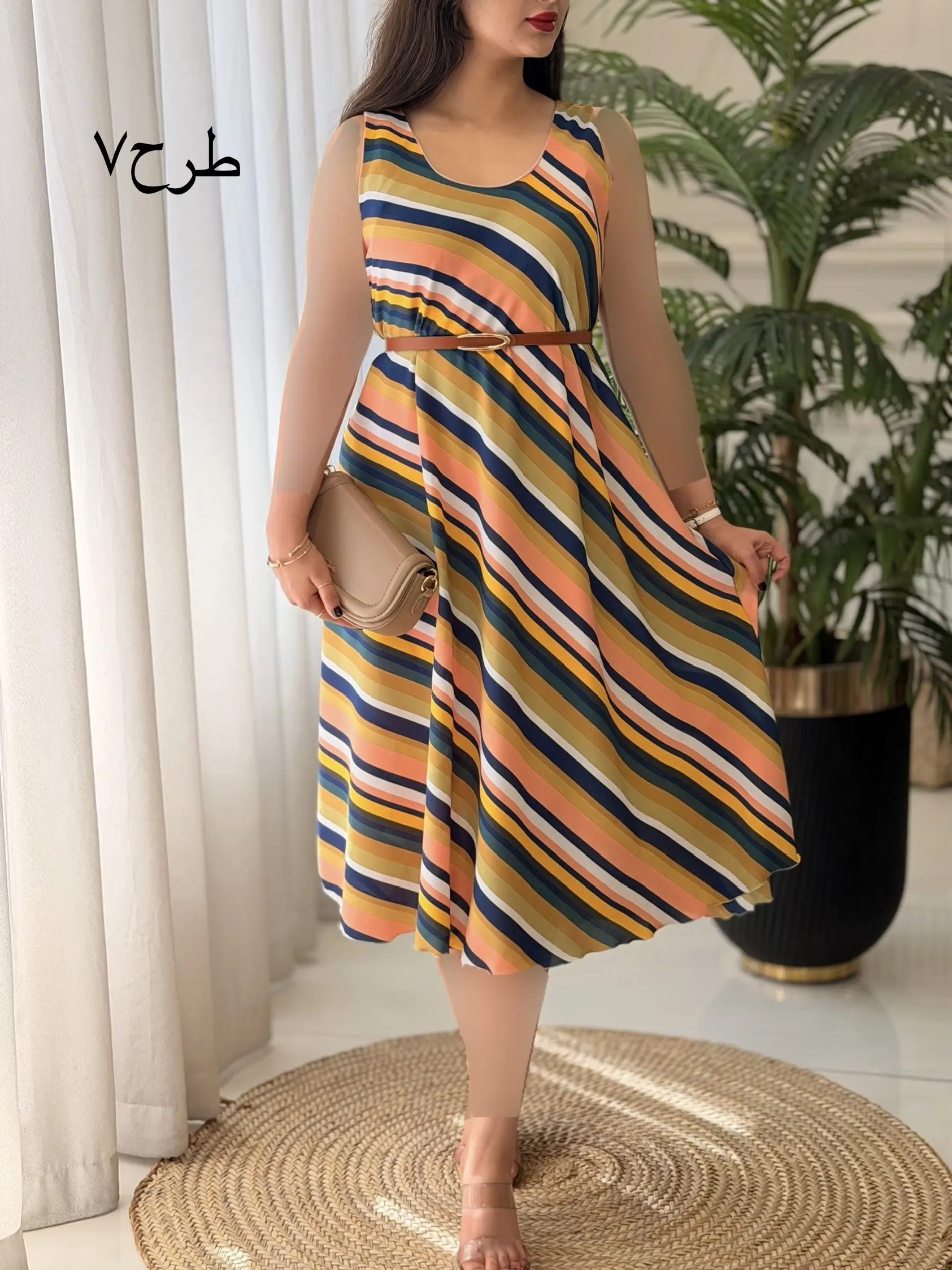 پیراهن حریرآستردار مدل لامبادا کد2609