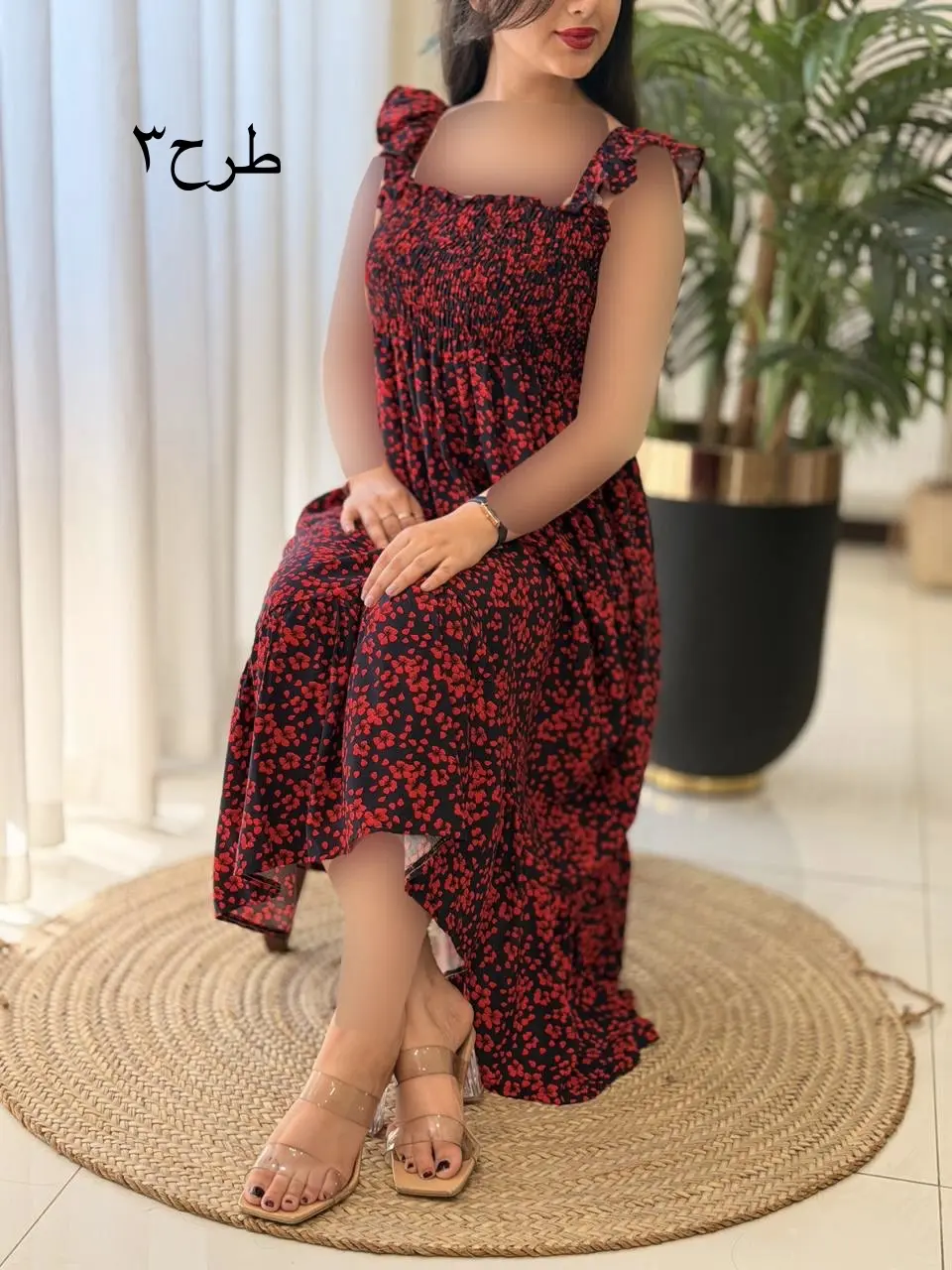 پیراهن تمام نخ بلند آدرینا کد2624