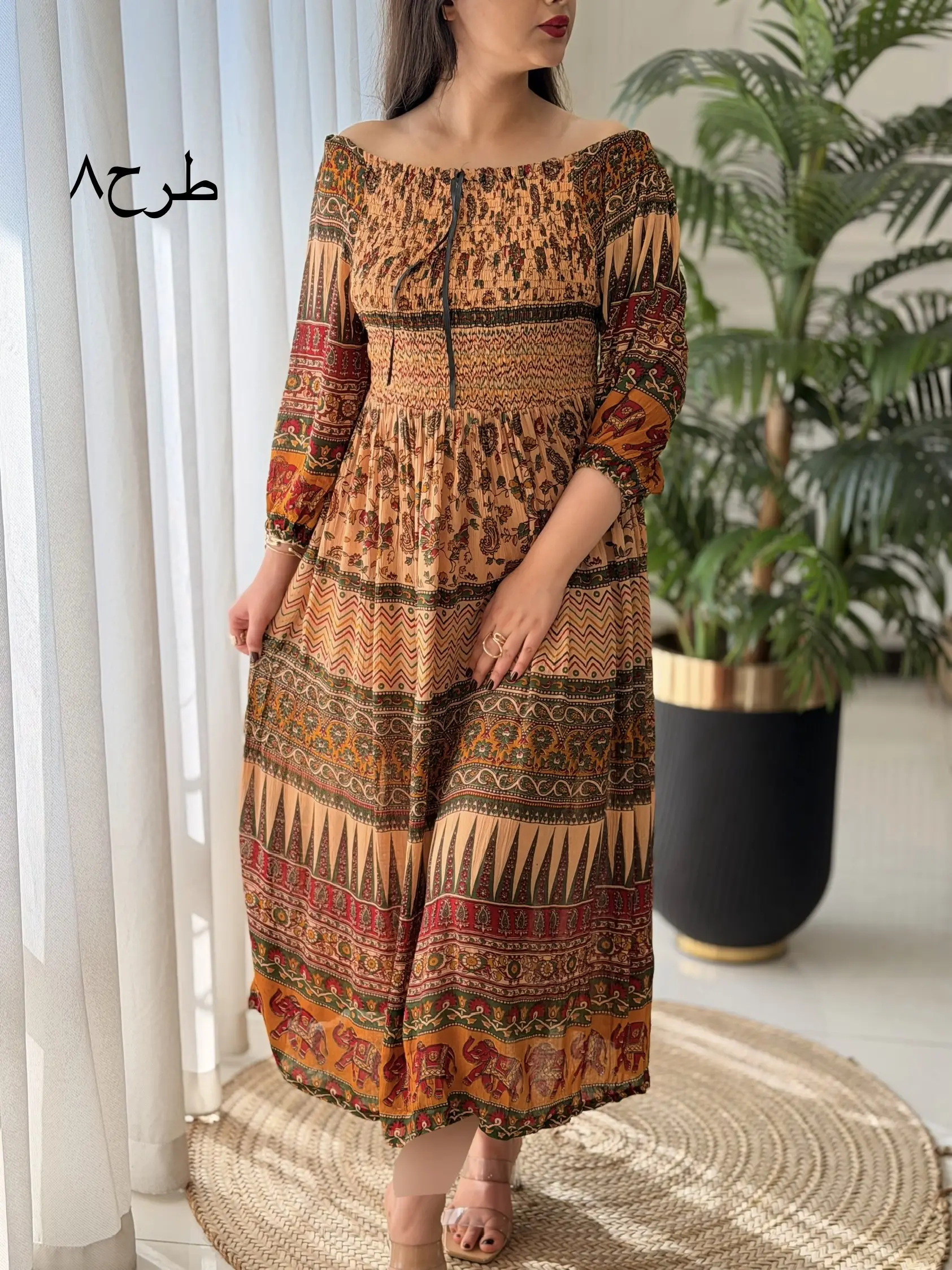 پیراهن ساحلی وارداتی پرستو کد2669