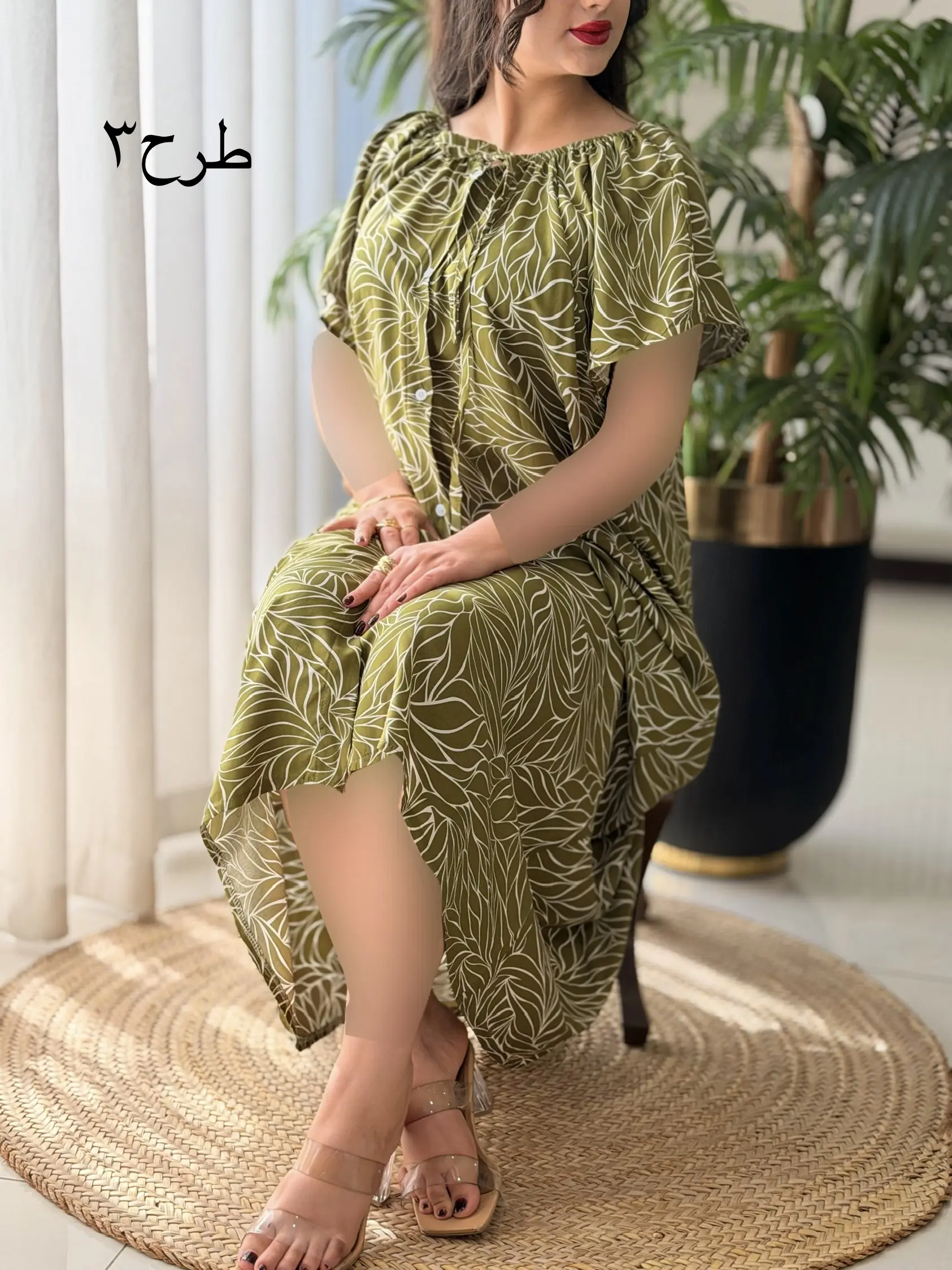 پیراهن تمام نخ روزمره کد2665