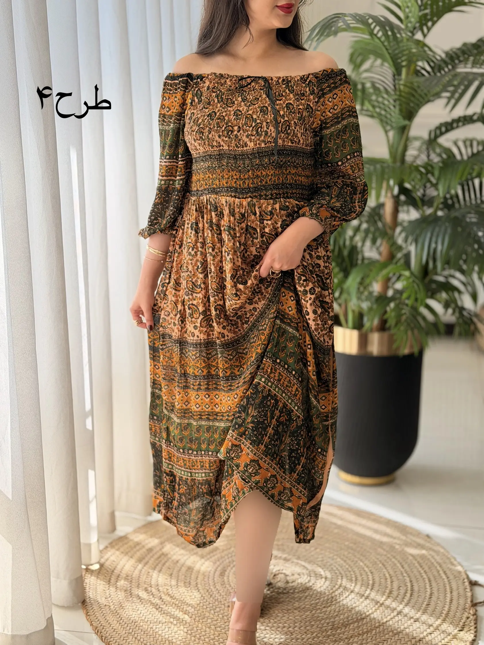 پیراهن ساحلی وارداتی پرستو کد2669