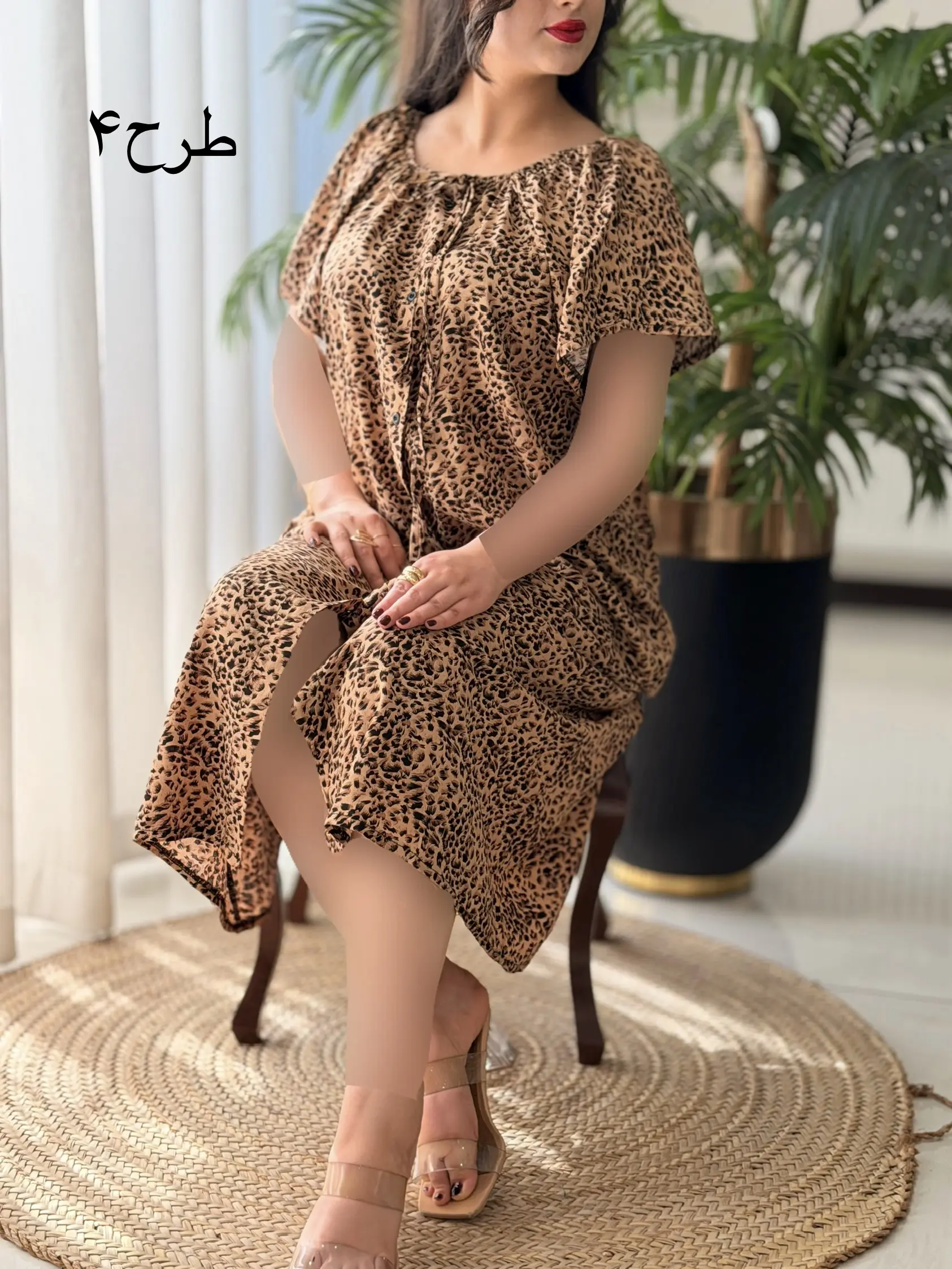 پیراهن تمام نخ روزمره کد2665