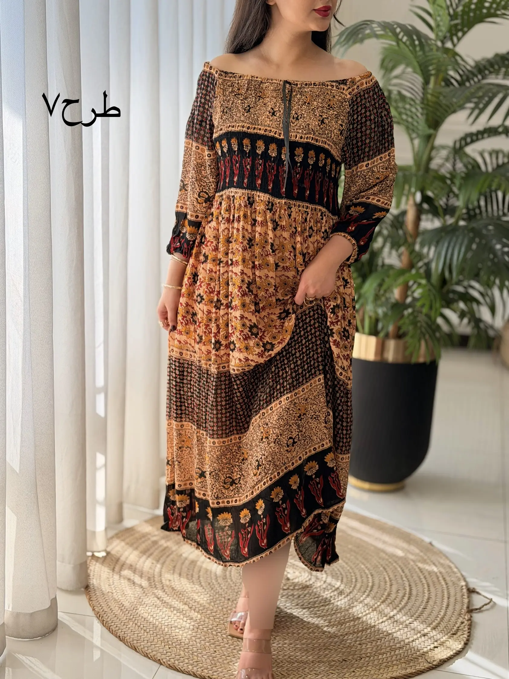 پیراهن ساحلی وارداتی پرستو کد2669