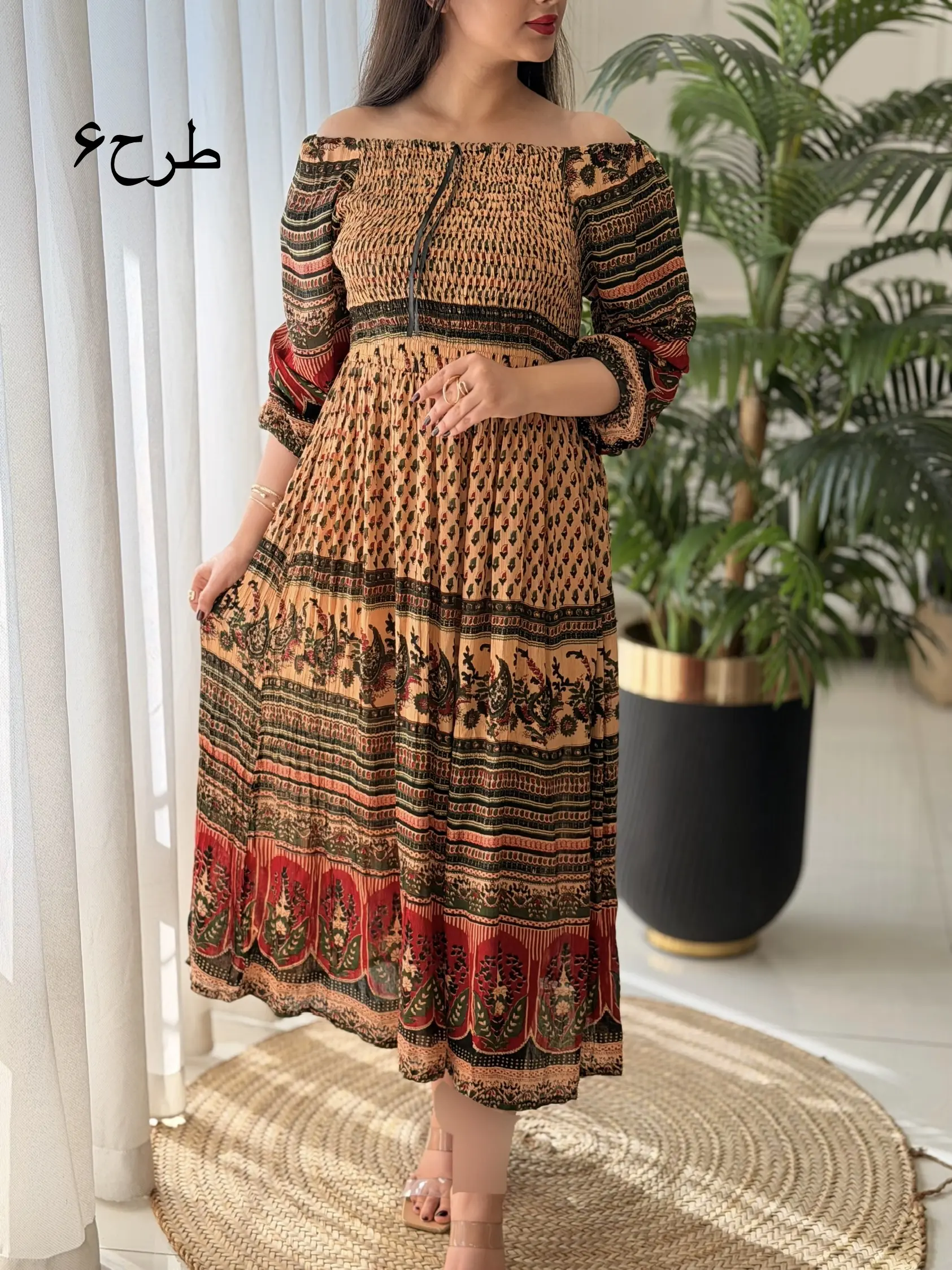 پیراهن ساحلی وارداتی پرستو کد2669