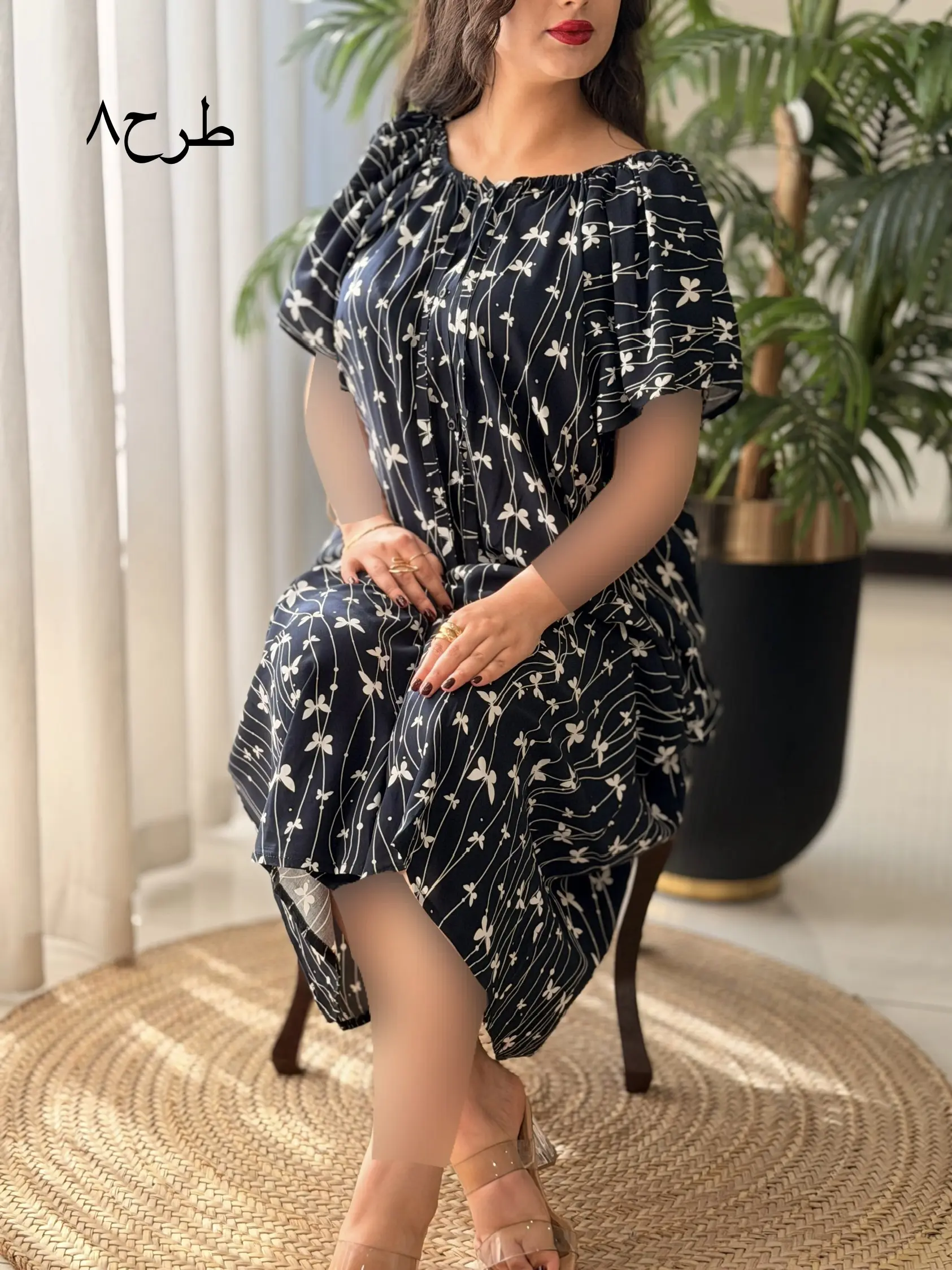 پیراهن تمام نخ روزمره کد2665