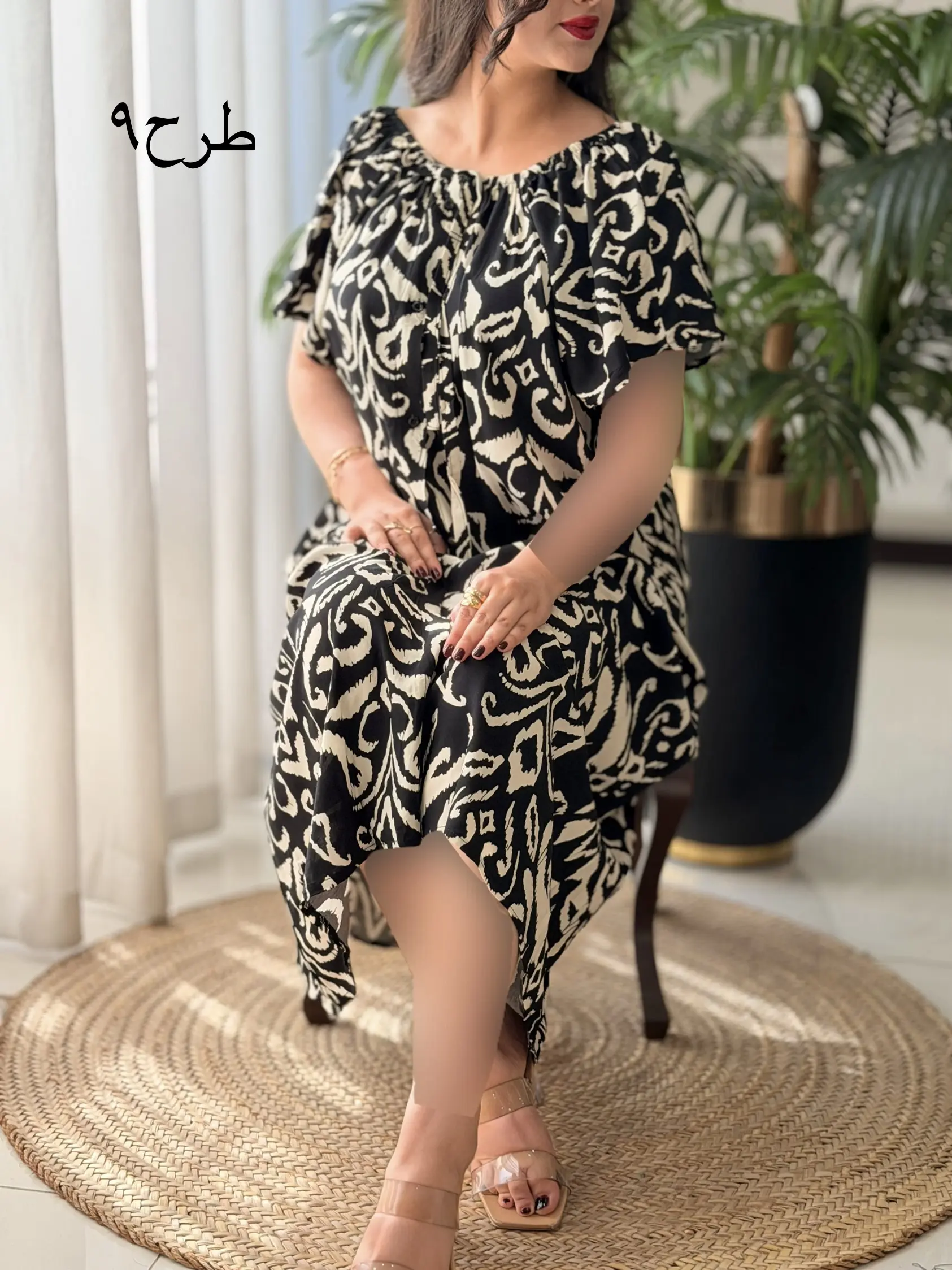 پیراهن تمام نخ روزمره کد2665