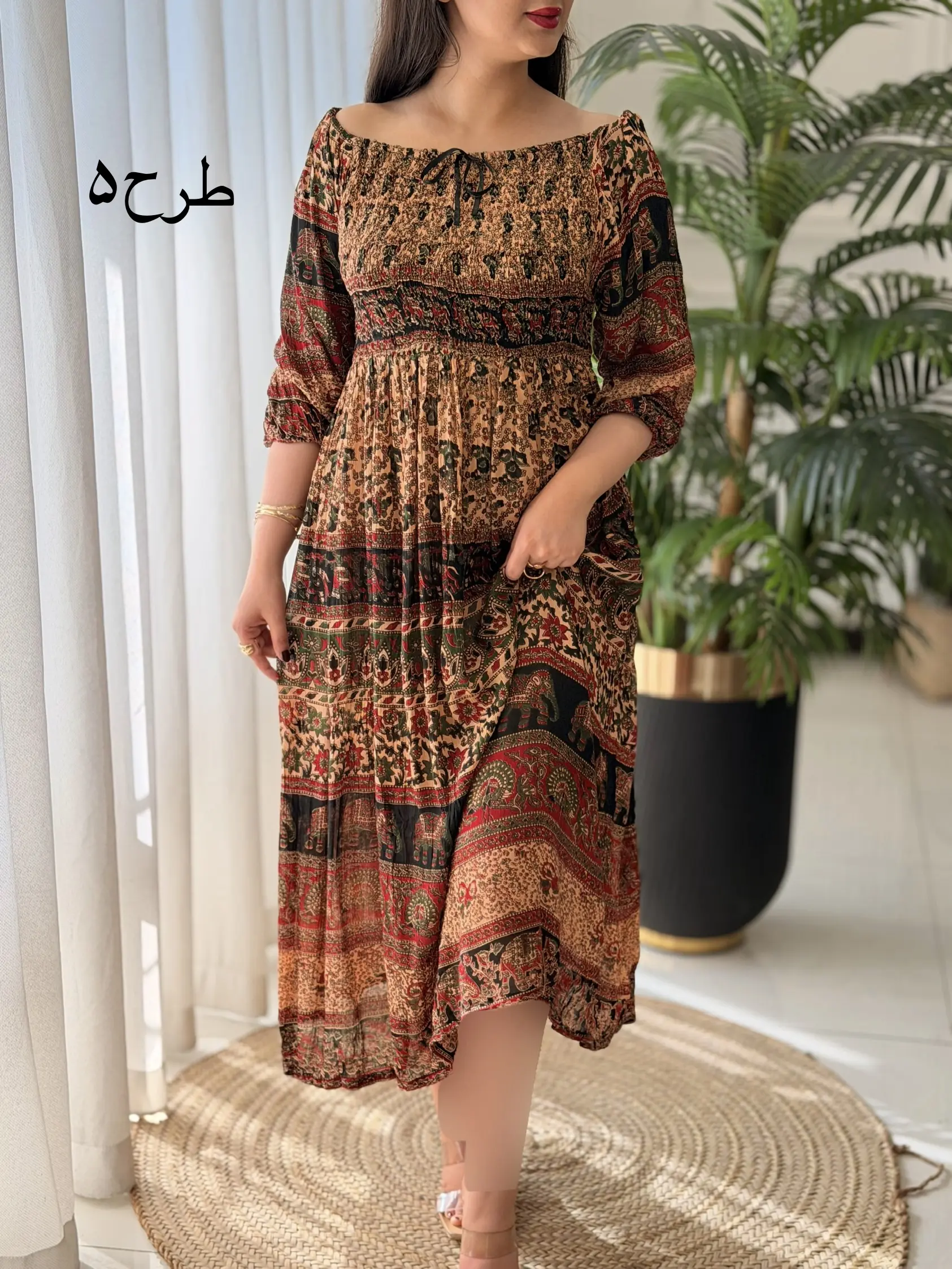 پیراهن ساحلی وارداتی پرستو کد2669