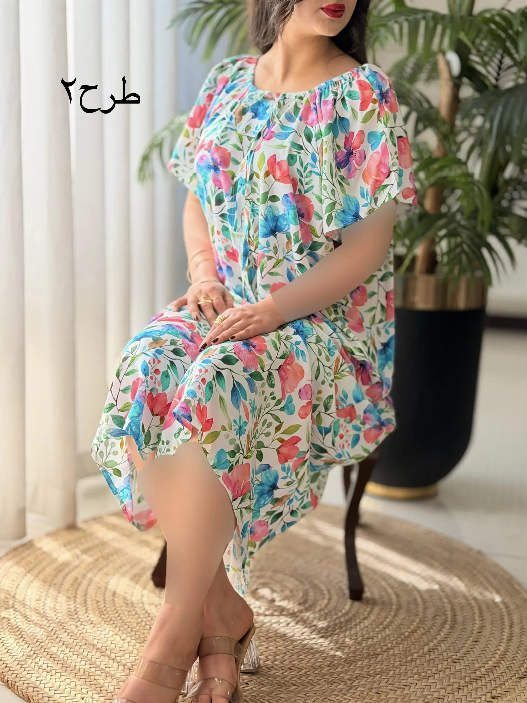 پیراهن تمام نخ روزمره کد2665