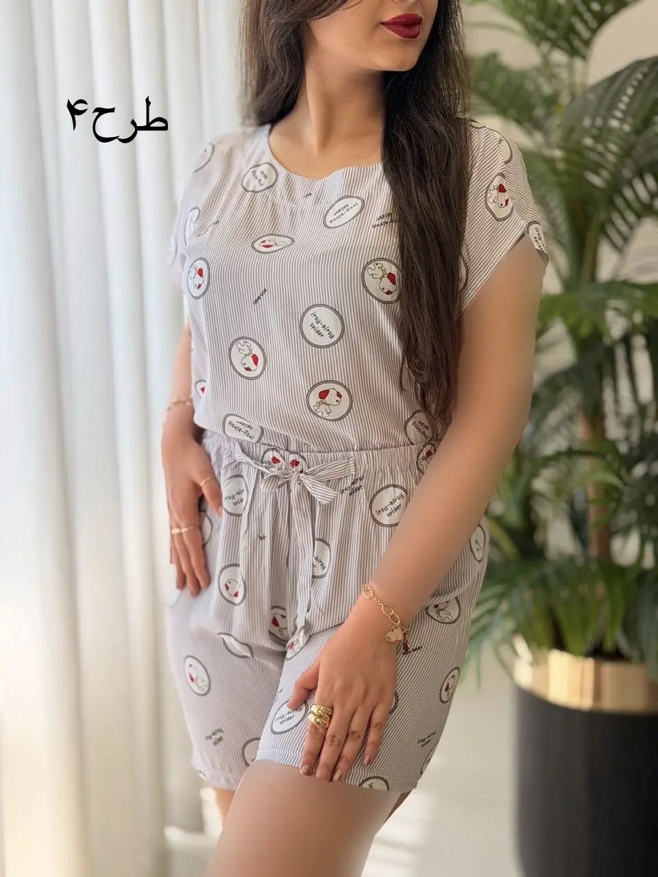 ست کراپ شورتک سه بعدی کد2659