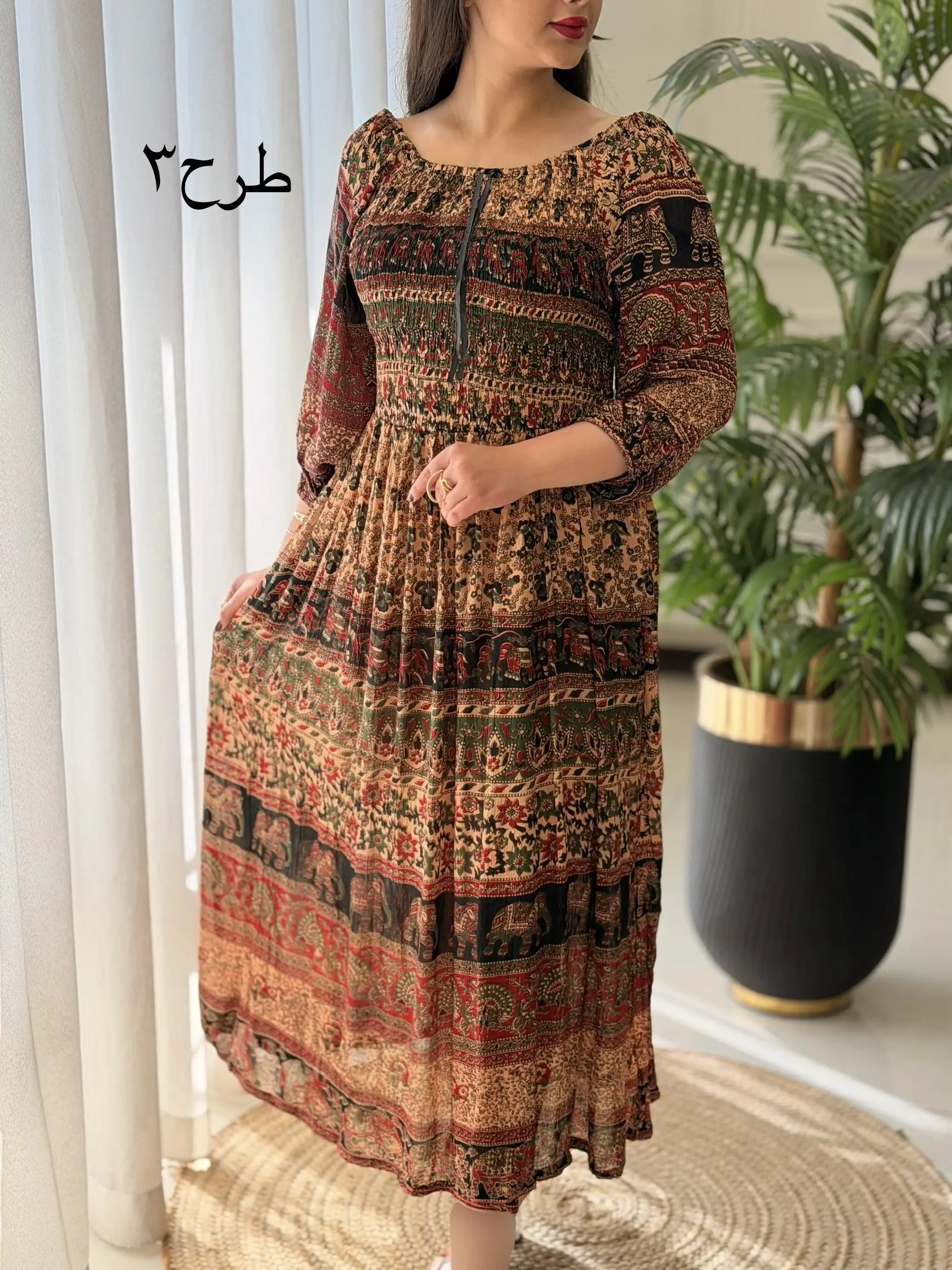 پیراهن ساحلی وارداتی پرستو کد2669