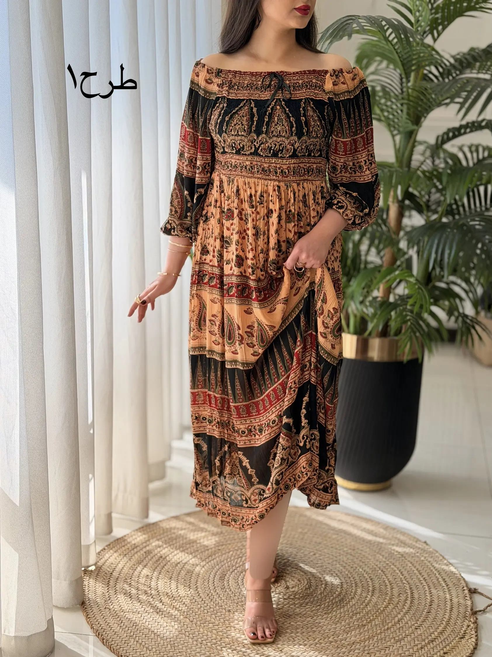 پیراهن ساحلی وارداتی پرستو کد2669