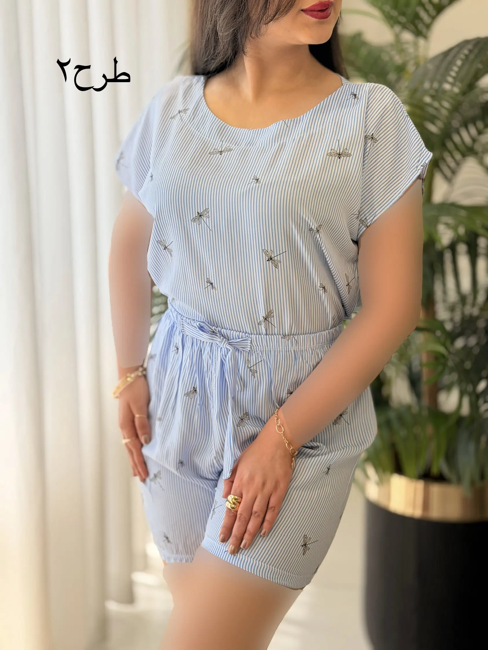 ست کراپ شورتک سه بعدی کد2659