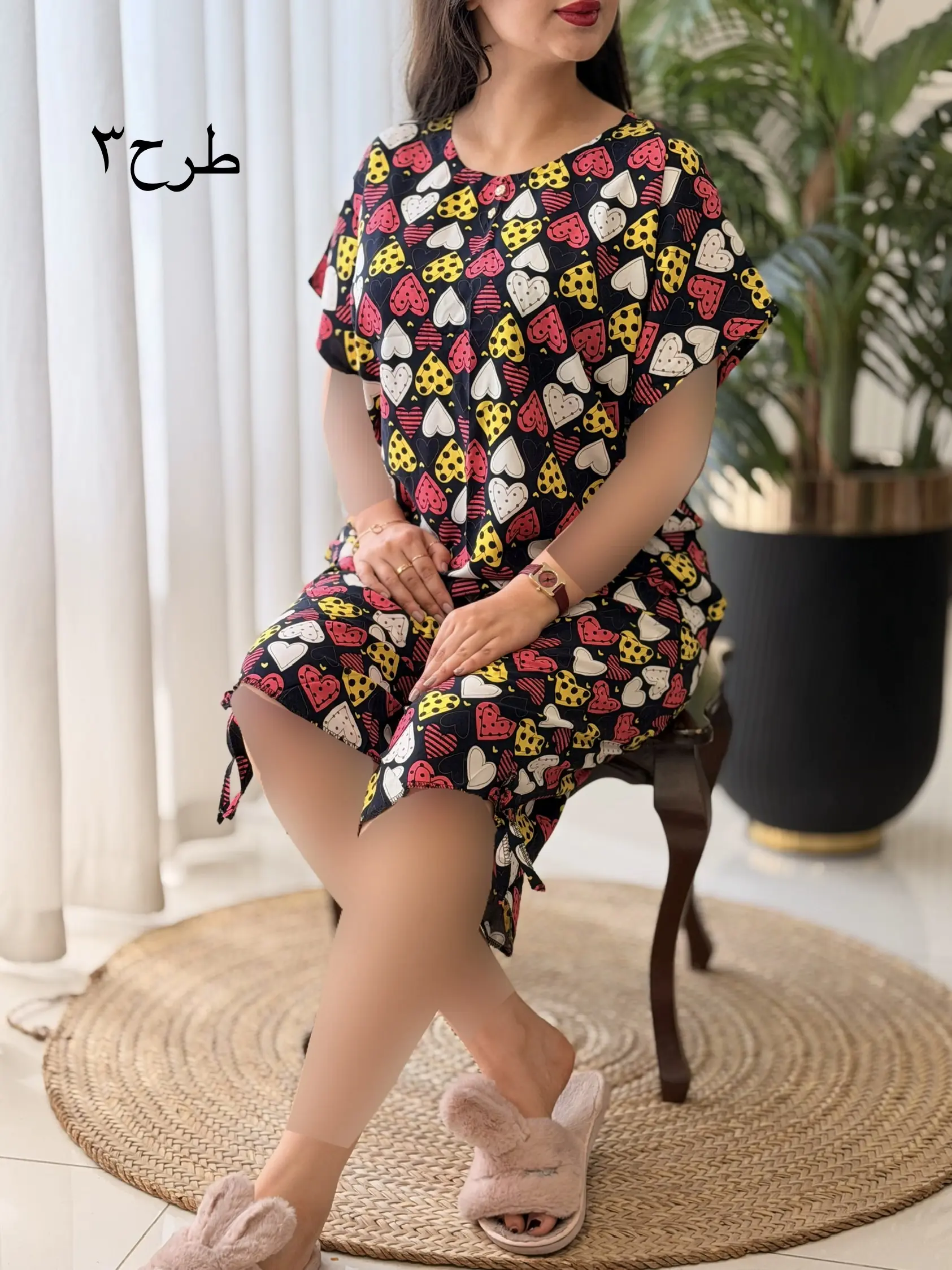 ست تیشرت شلوارک برمودا کد2645