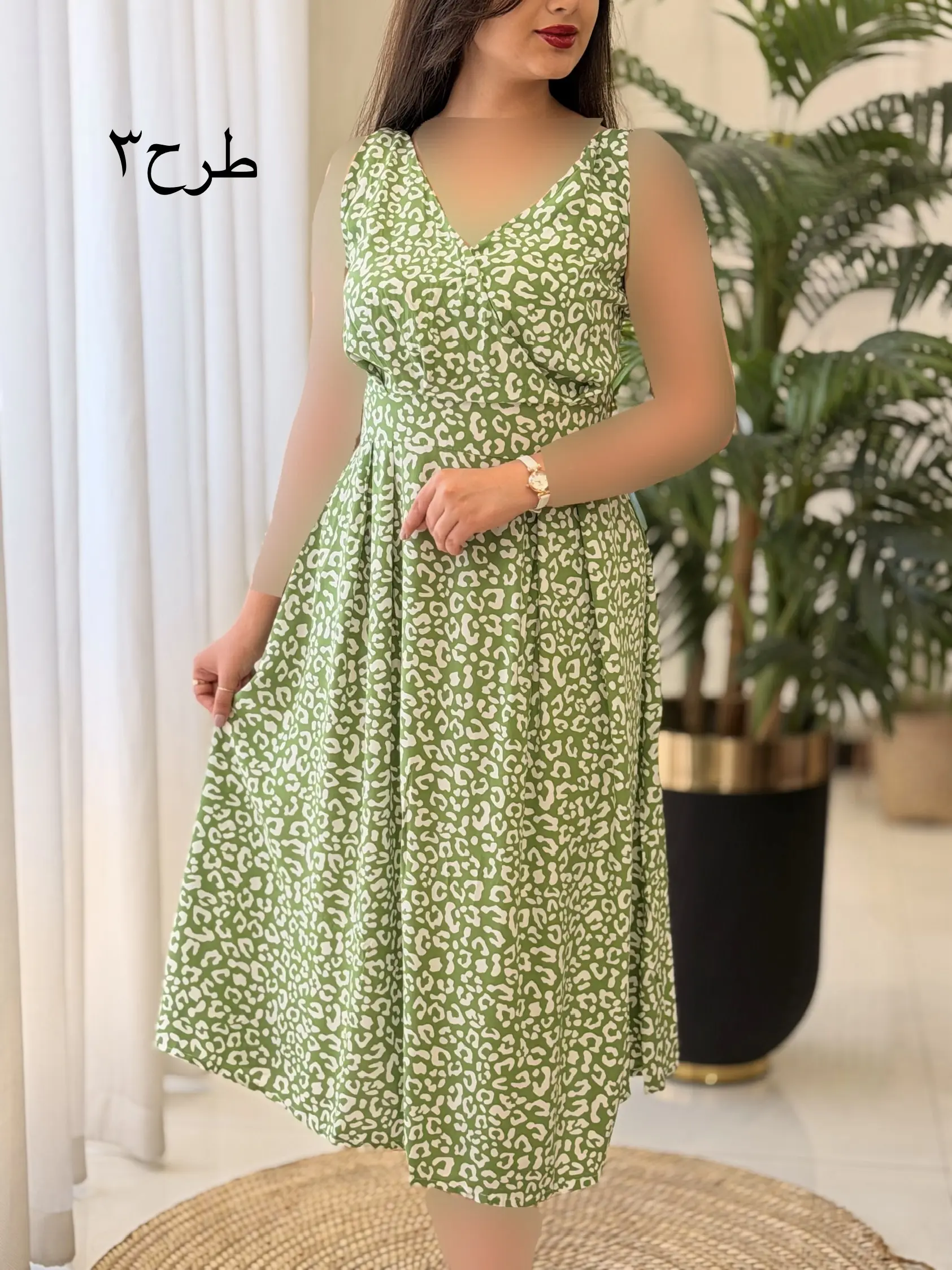 پیراهن چپ و راستی تمام نخ کد2646