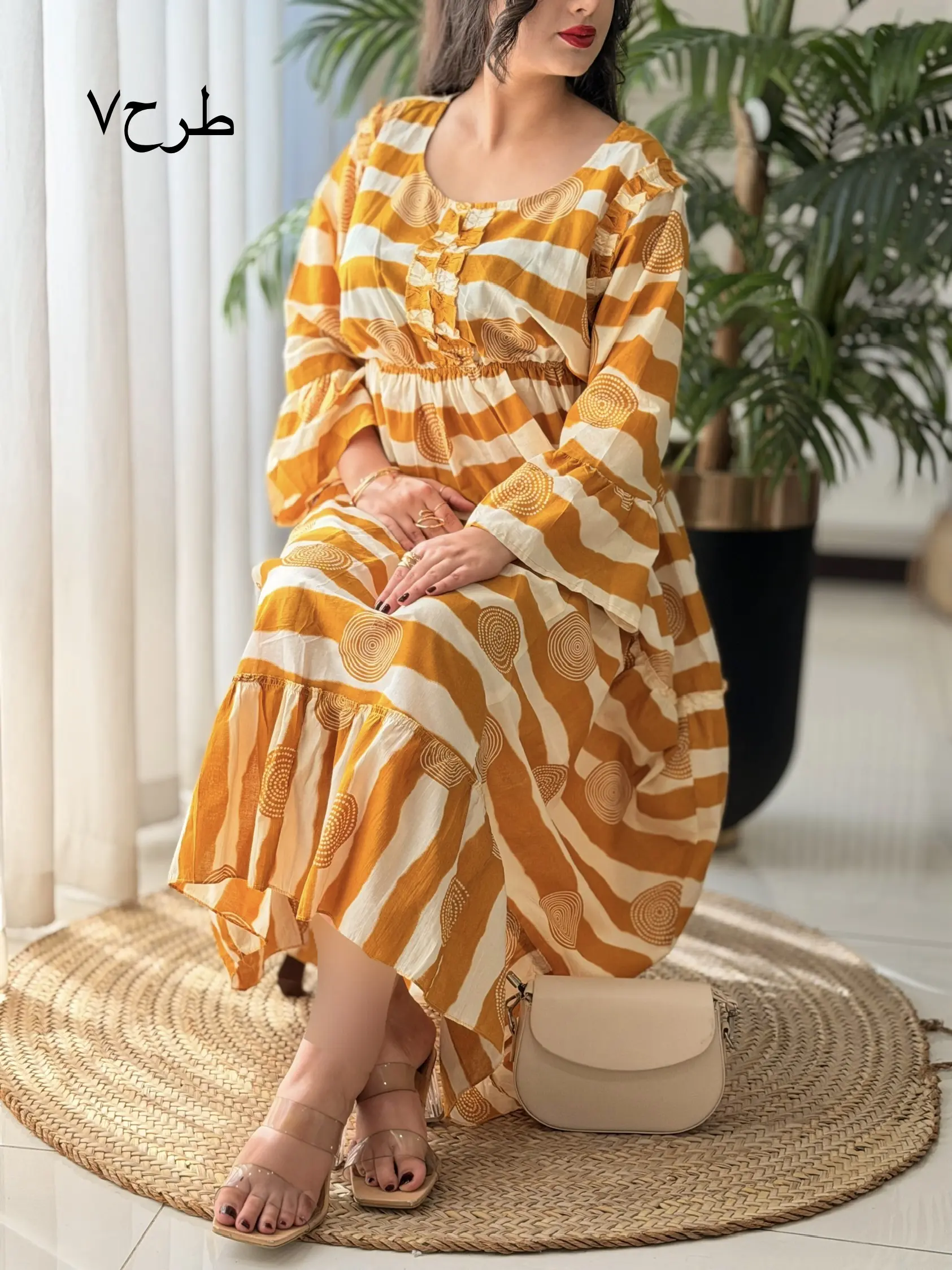 پیراهن بلند عروسکی کد2650