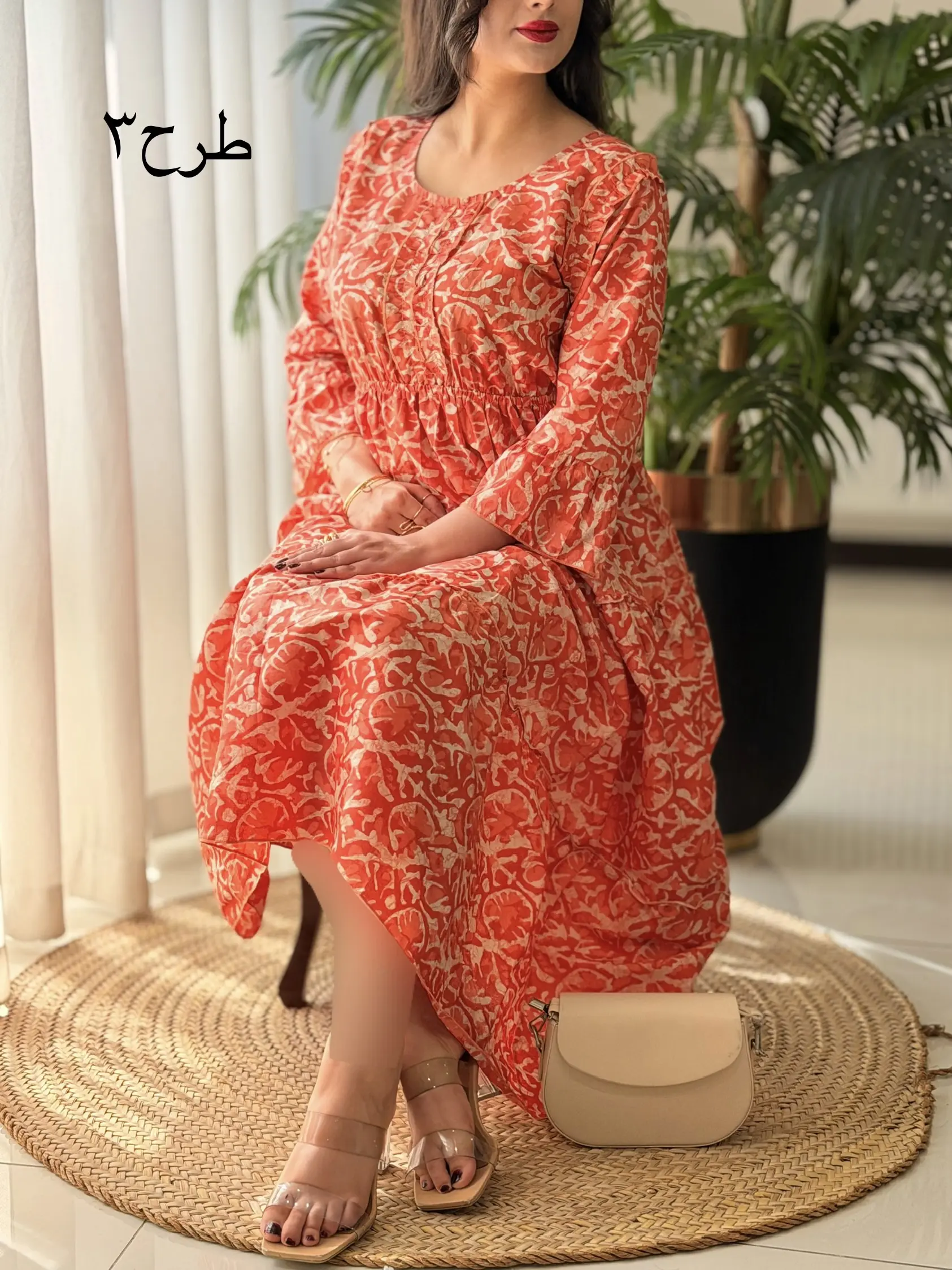 پیراهن بلند عروسکی کد2650