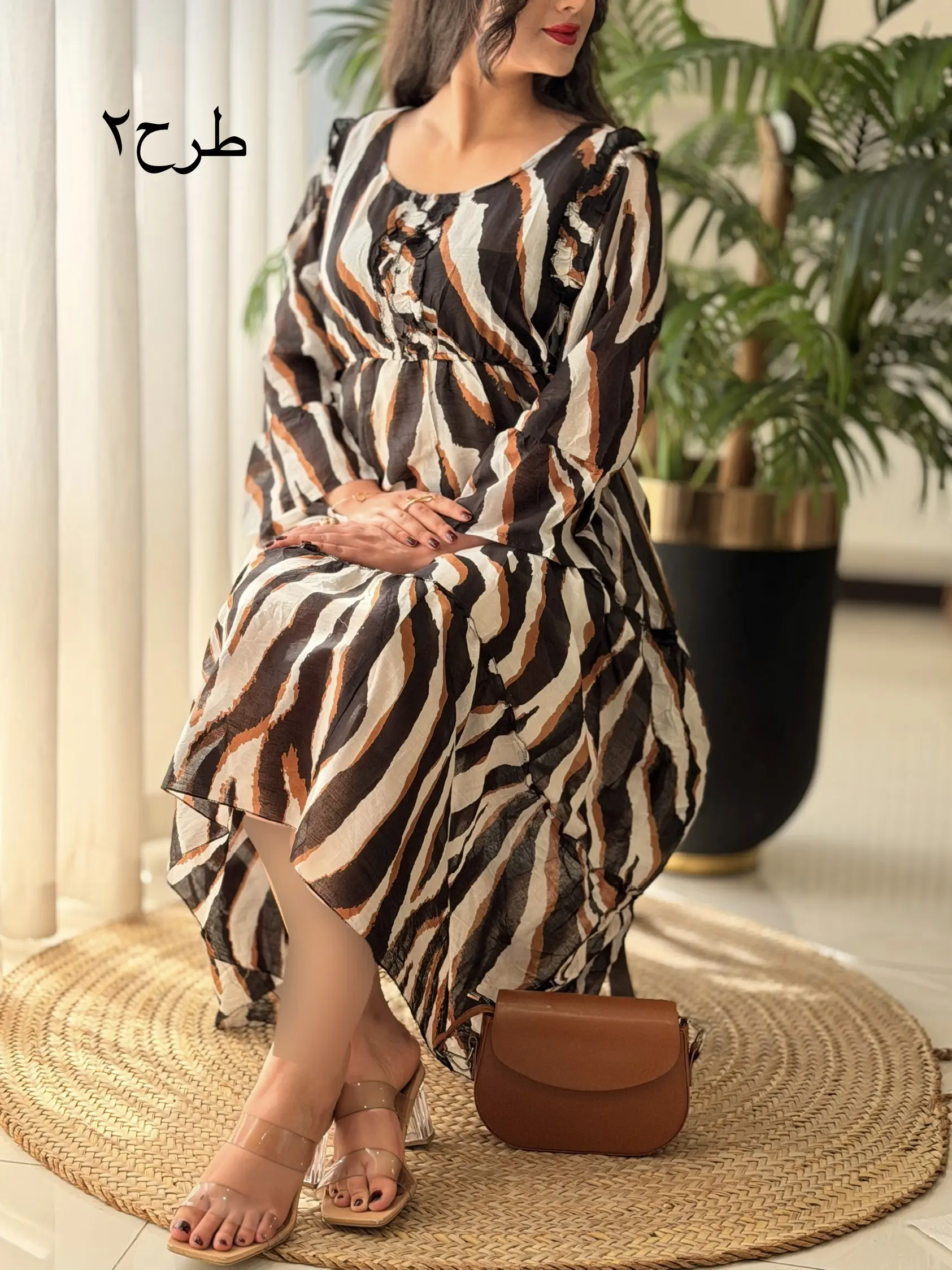 پیراهن بلند عروسکی کد2650
