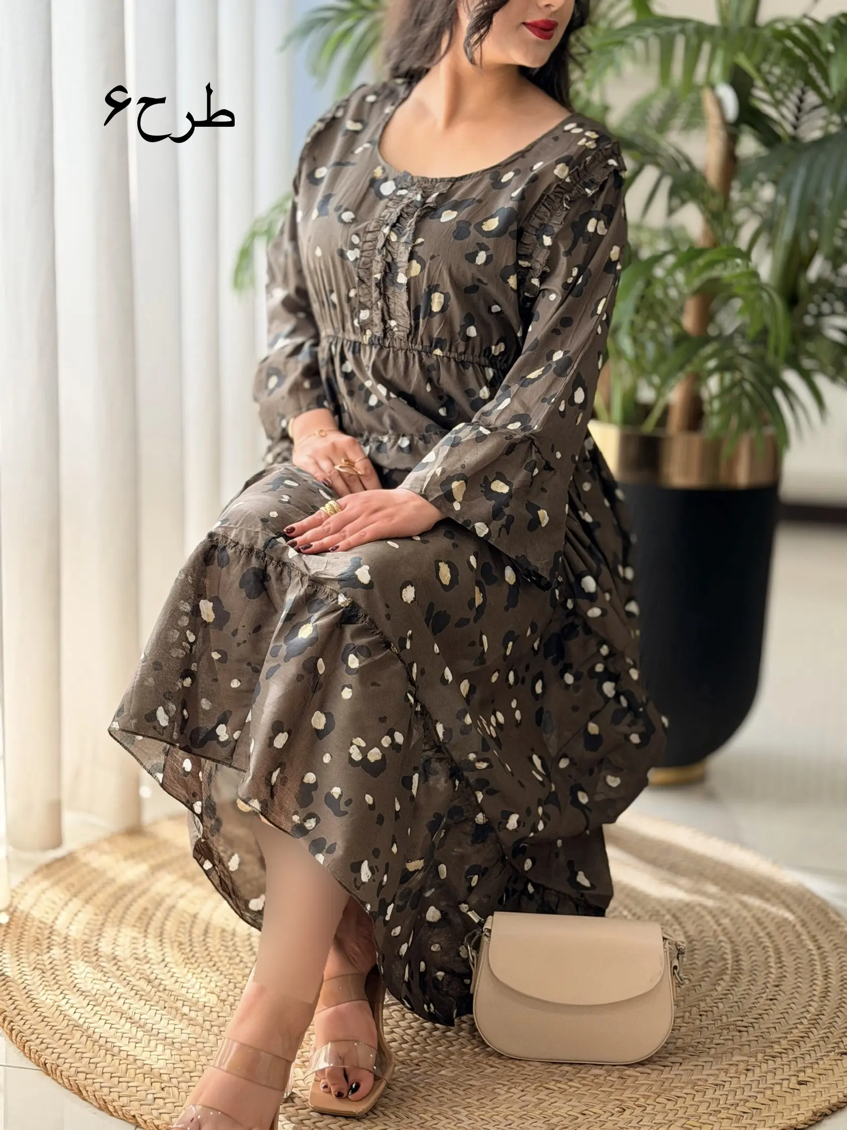 پیراهن بلند عروسکی کد2650