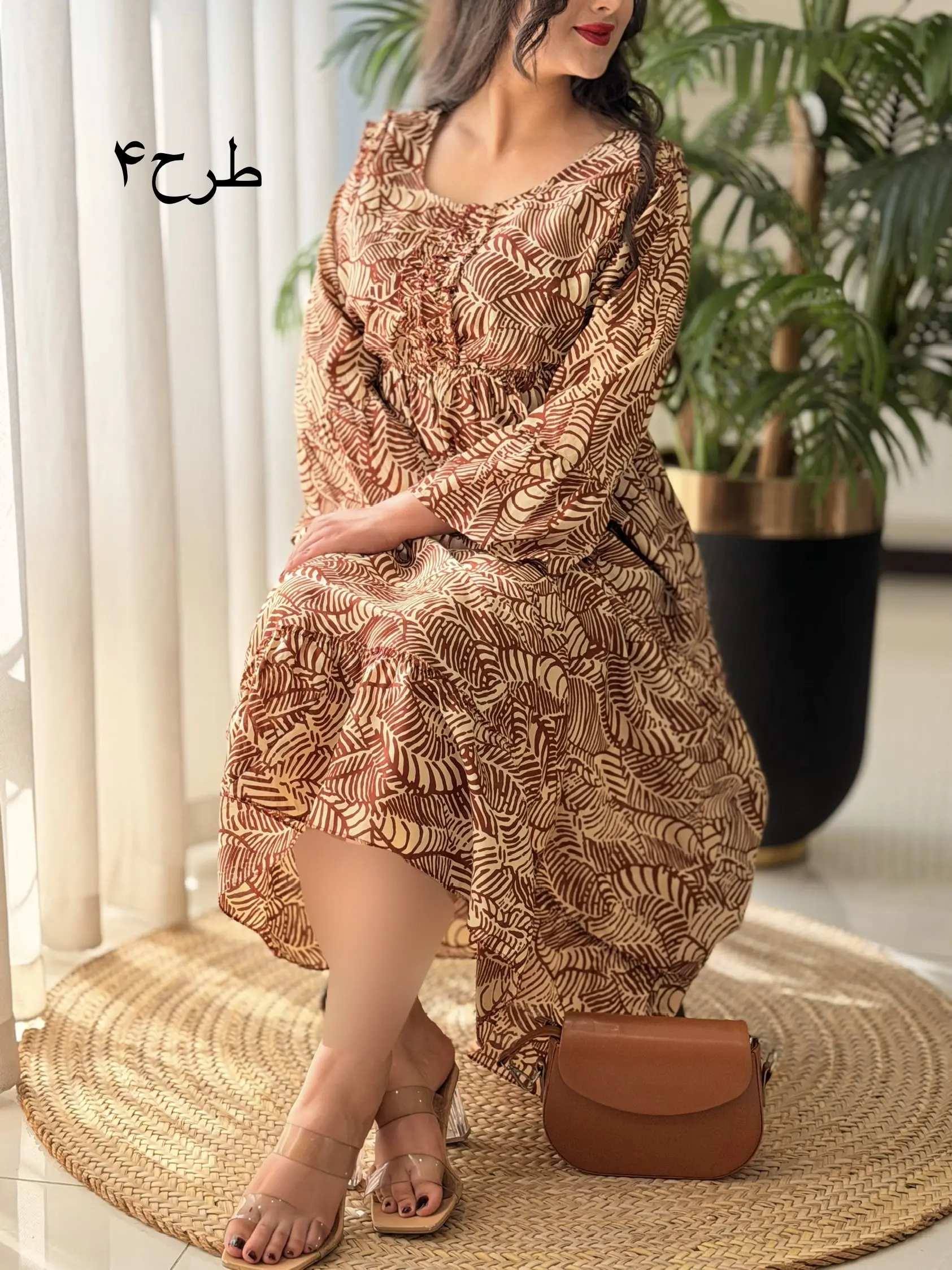 پیراهن بلند عروسکی کد2650