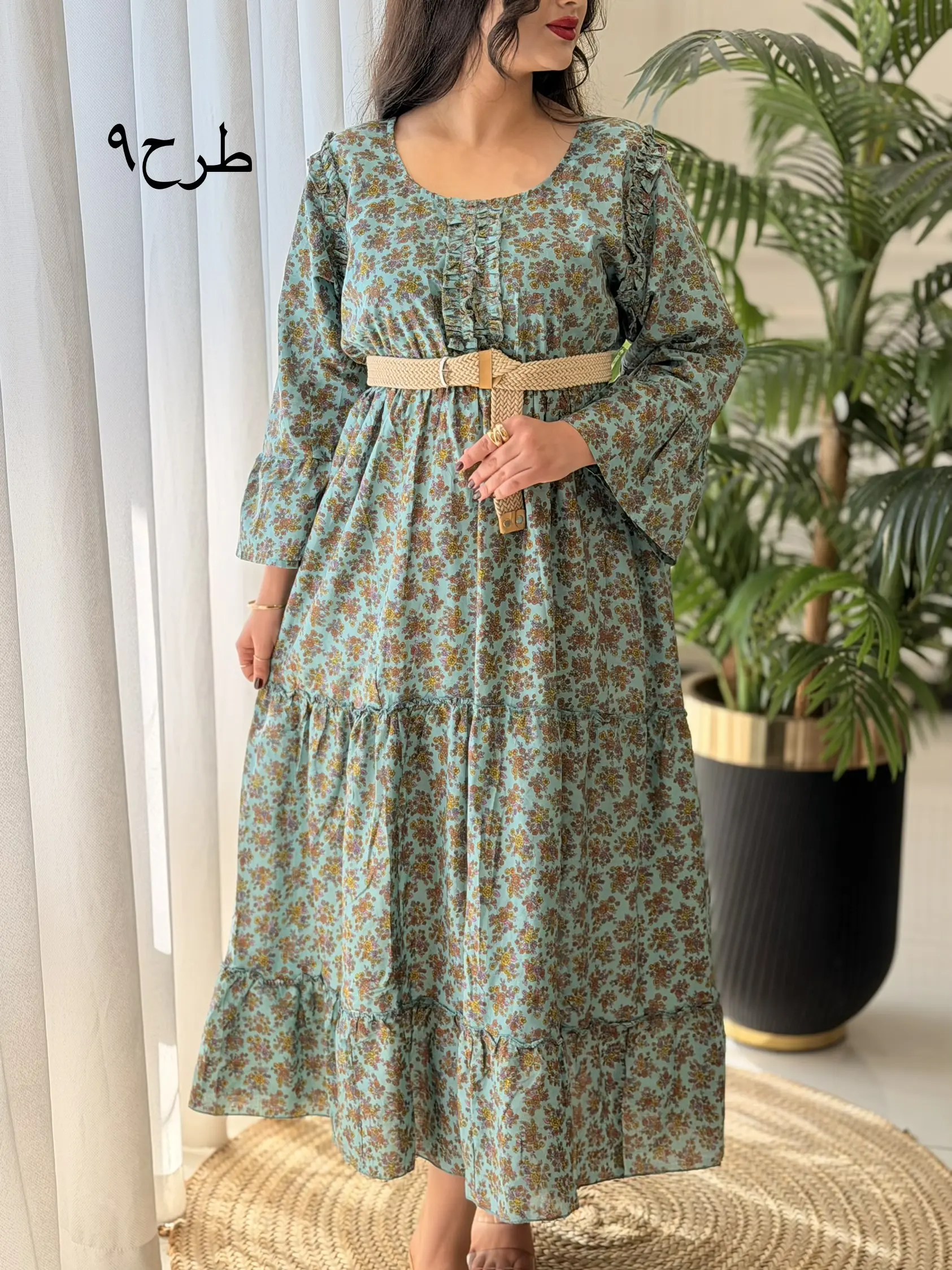 پیراهن بلند عروسکی کد2650