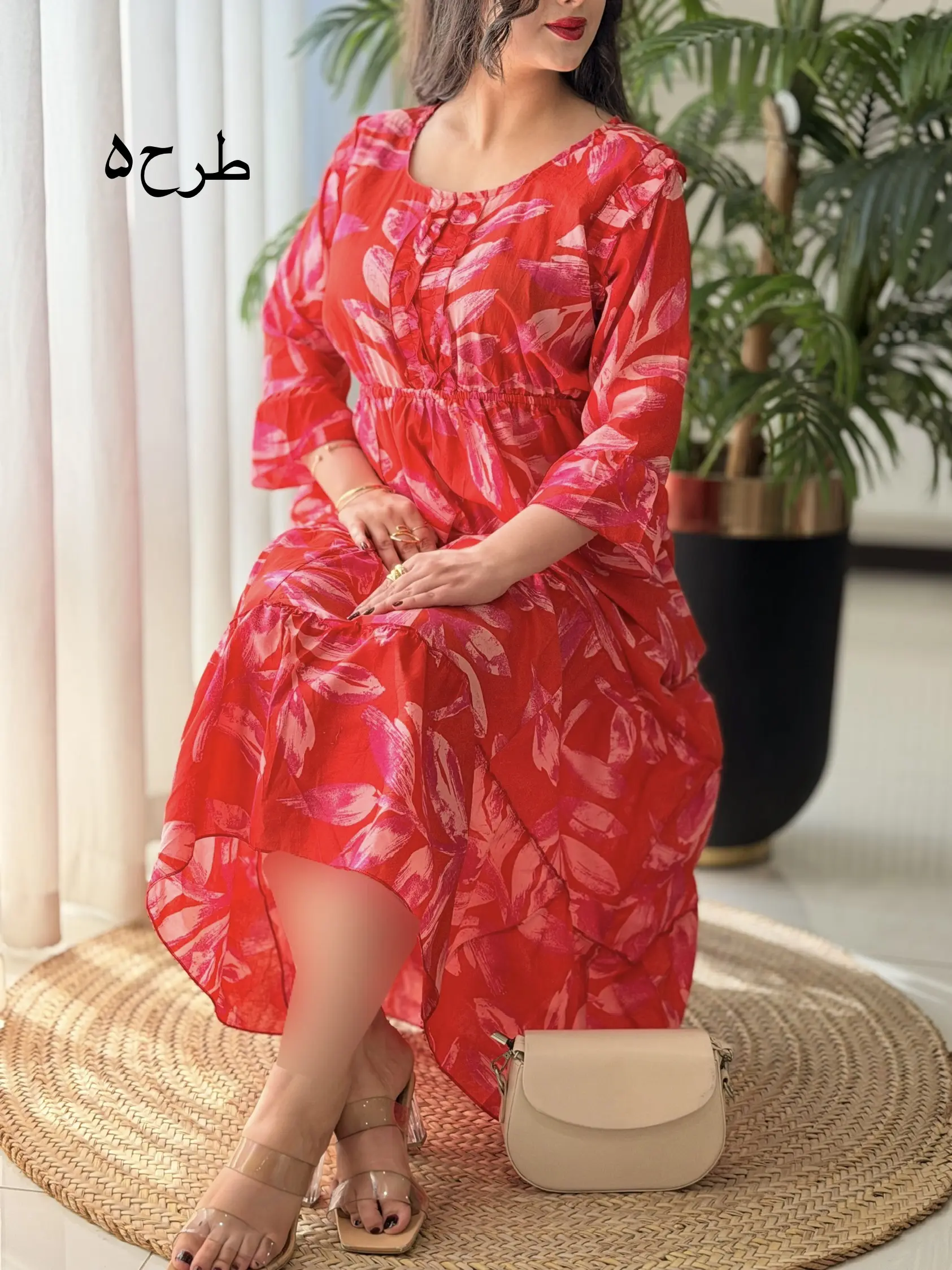 پیراهن بلند عروسکی کد2650