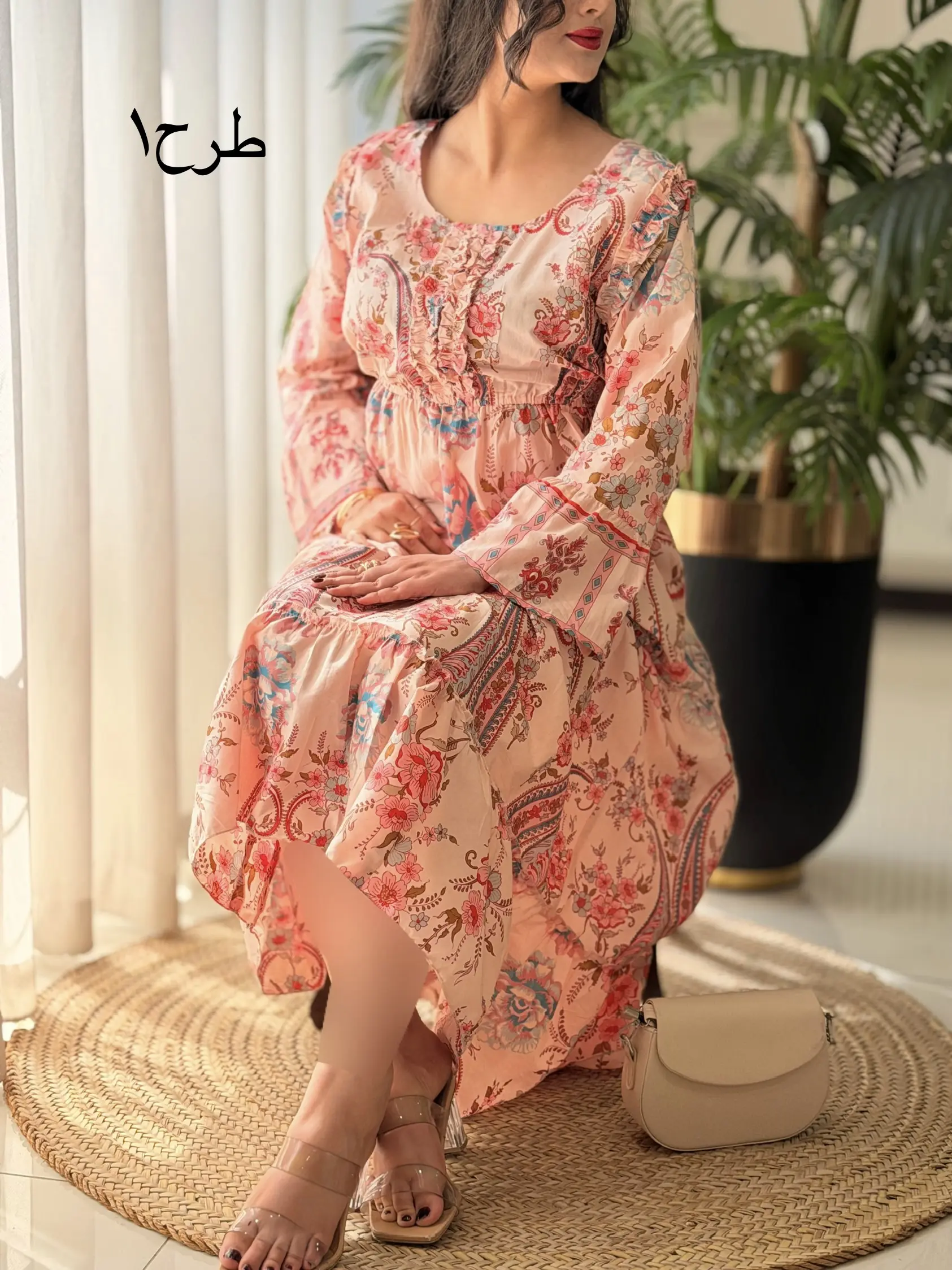 پیراهن بلند عروسکی کد2650