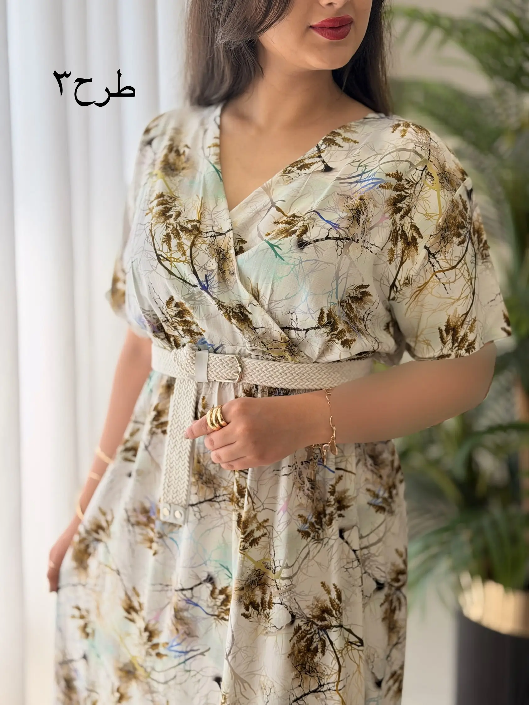 پیراهن تمام نخ چپ و راستی کد2671