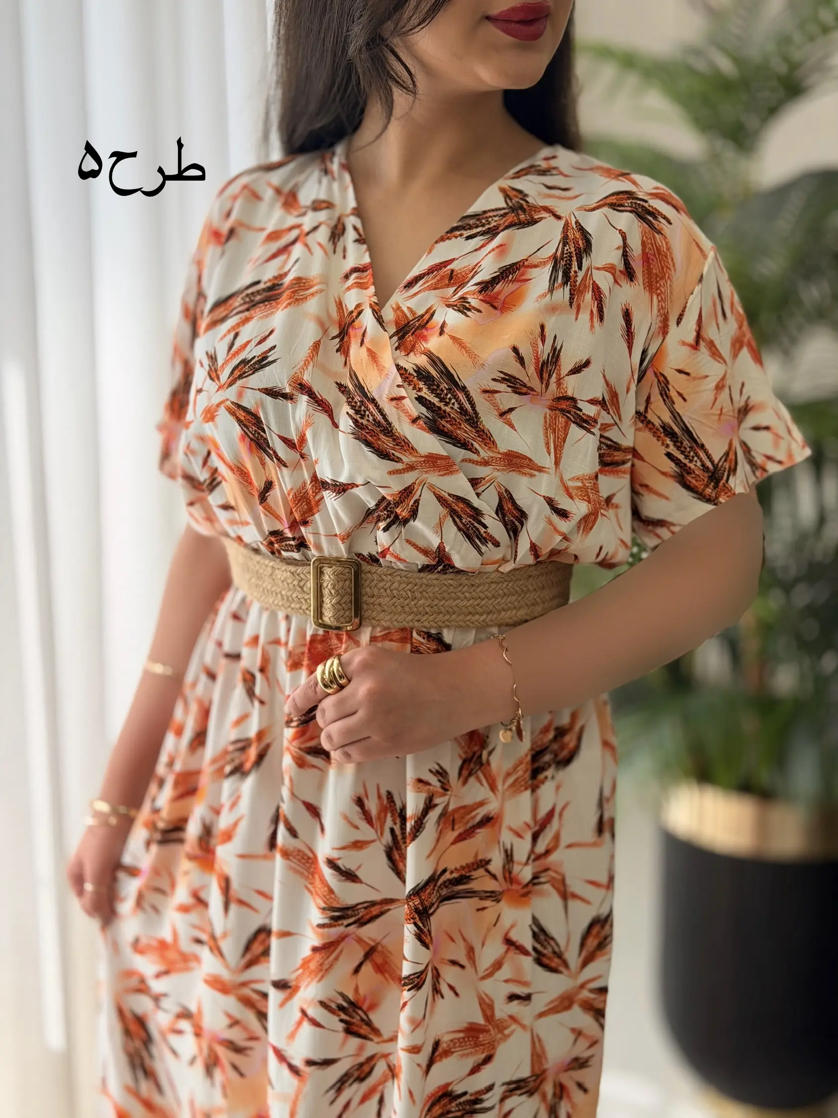 پیراهن تمام نخ چپ و راستی کد2671
