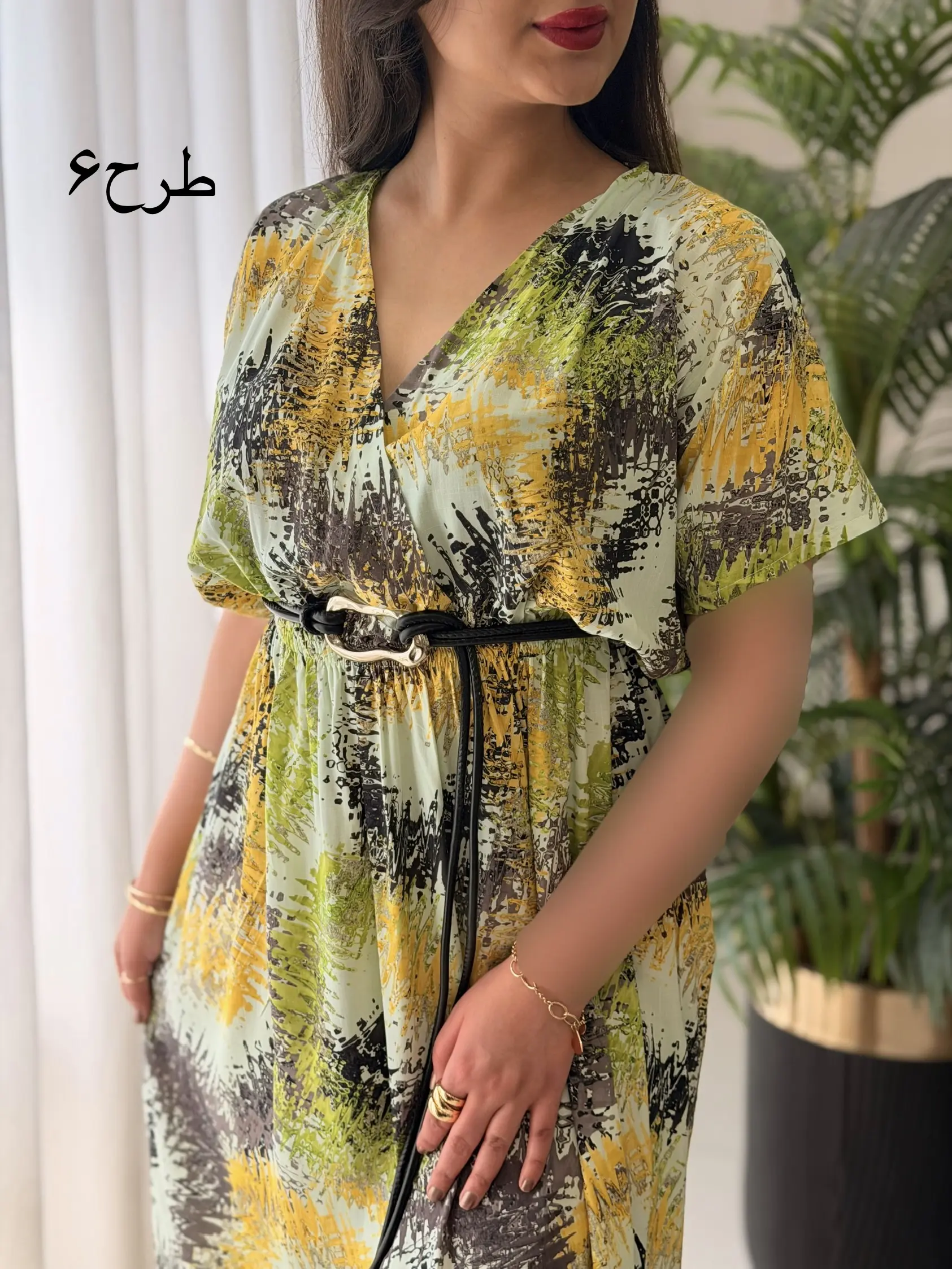 پیراهن تمام نخ چپ و راستی کد2671