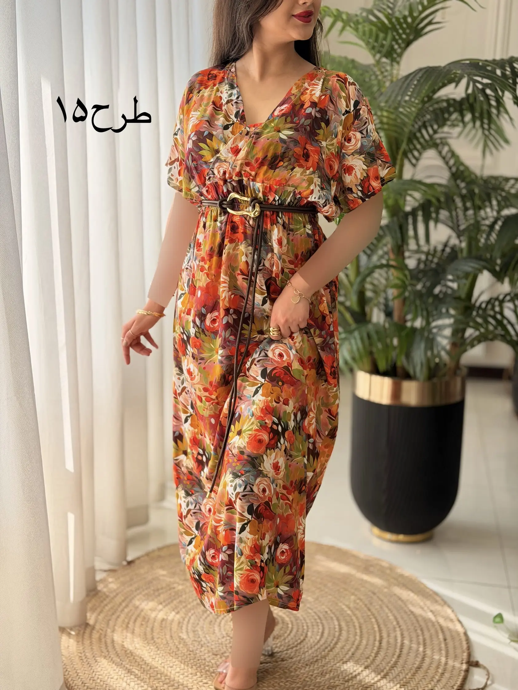 پیراهن تمام نخ چپ و راستی کد2671