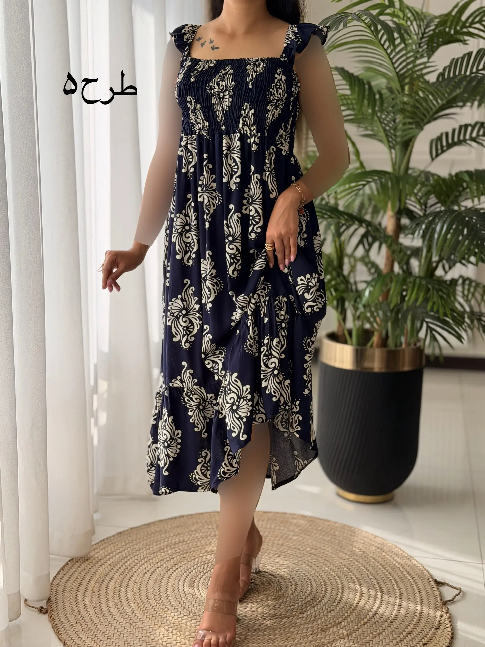 پیراهن بلند آدرینا کد2686