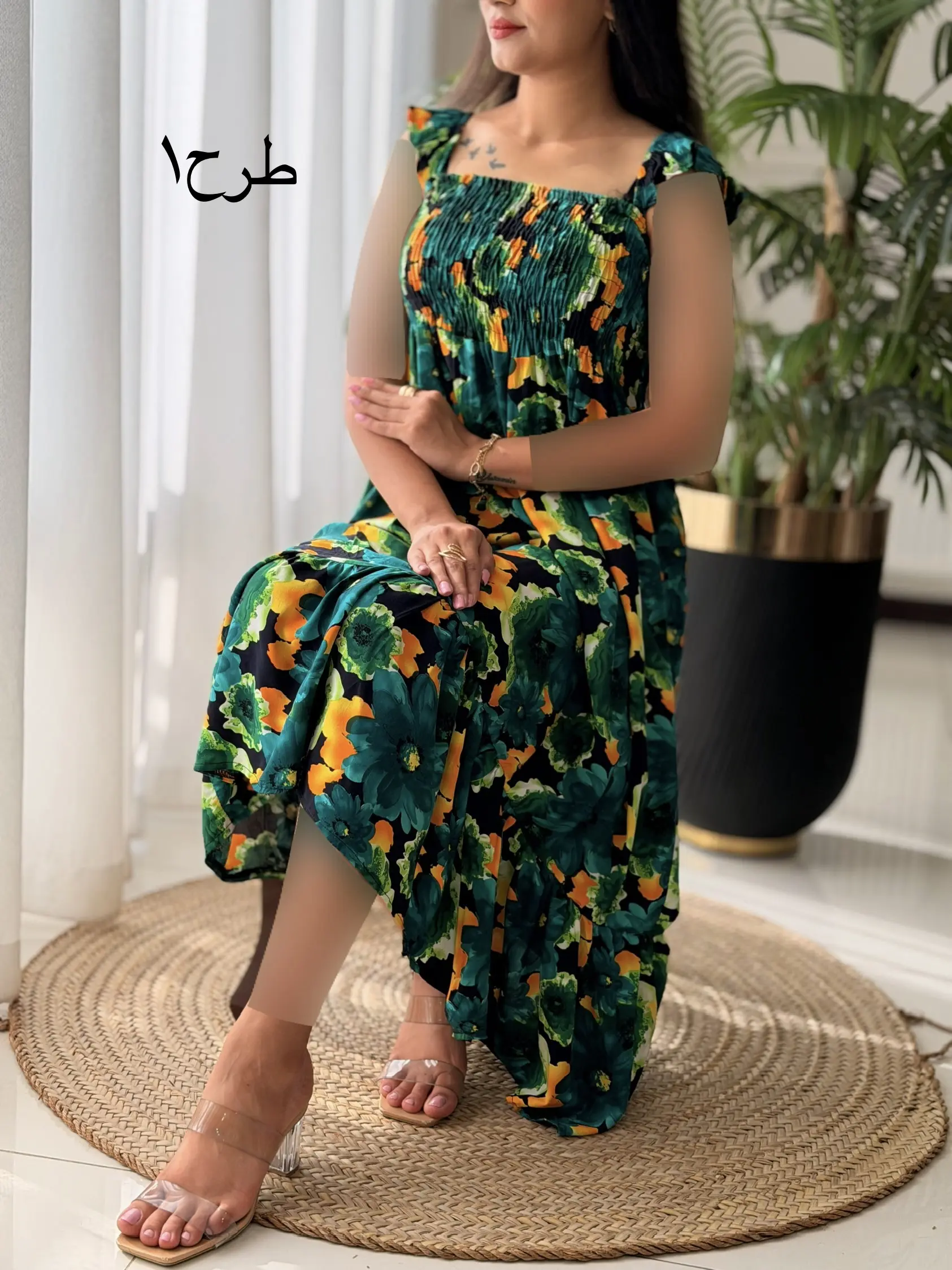 پیراهن بلند آدرینا کد2686