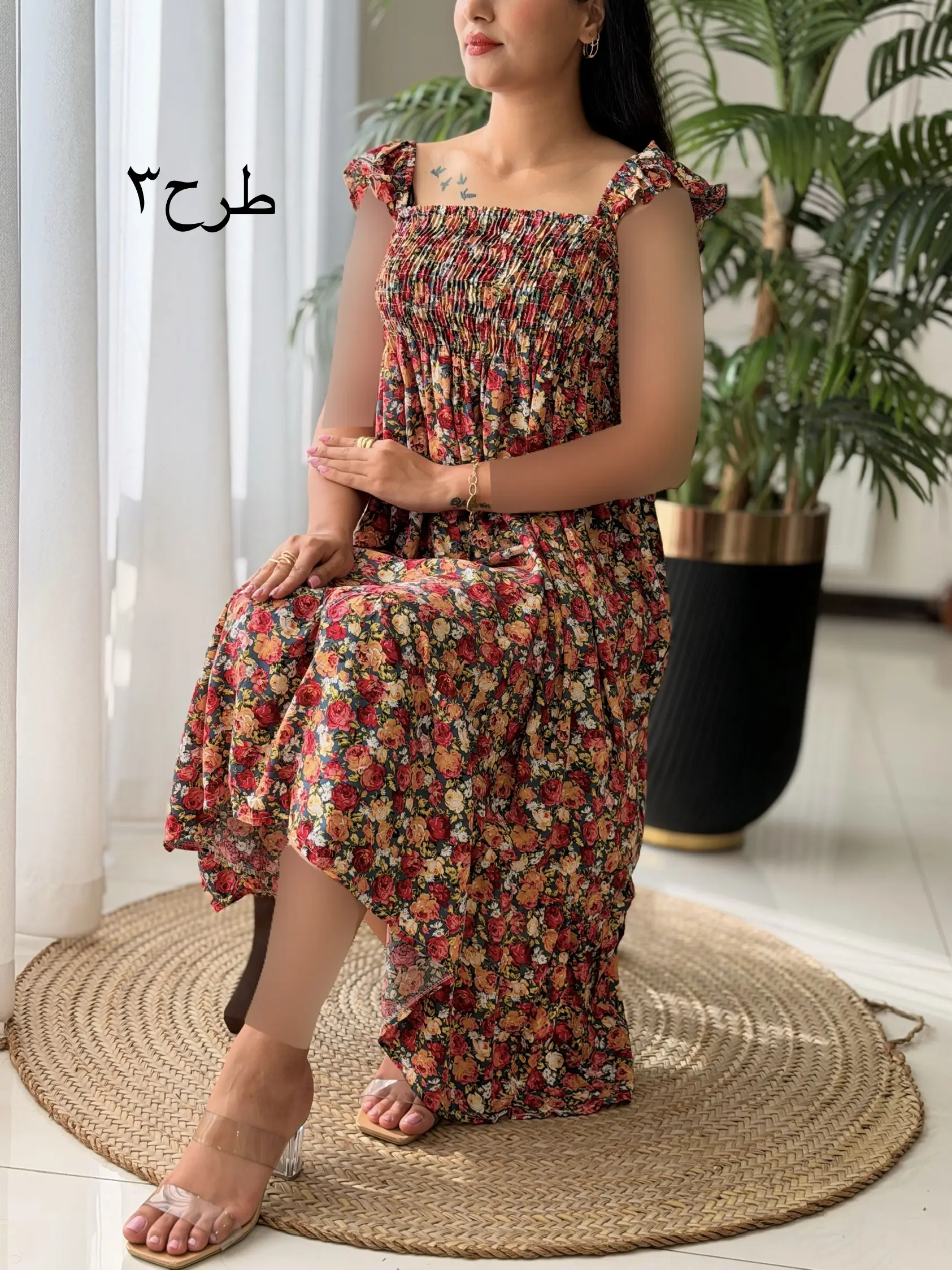 پیراهن بلند آدرینا کد2686
