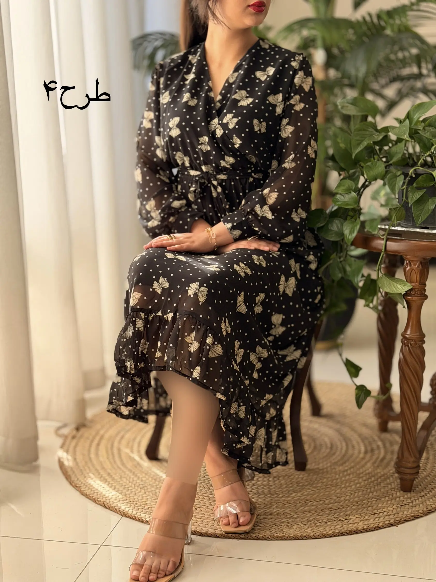 پیراهن حریر آوا کد2537