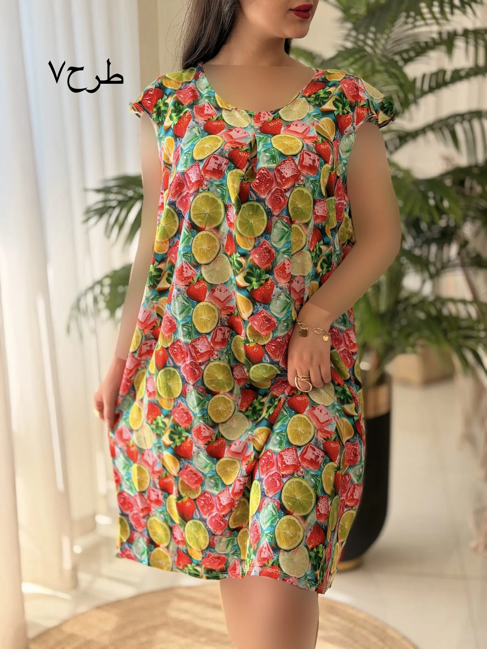 پیراهن نخی سه بعدی کد2499