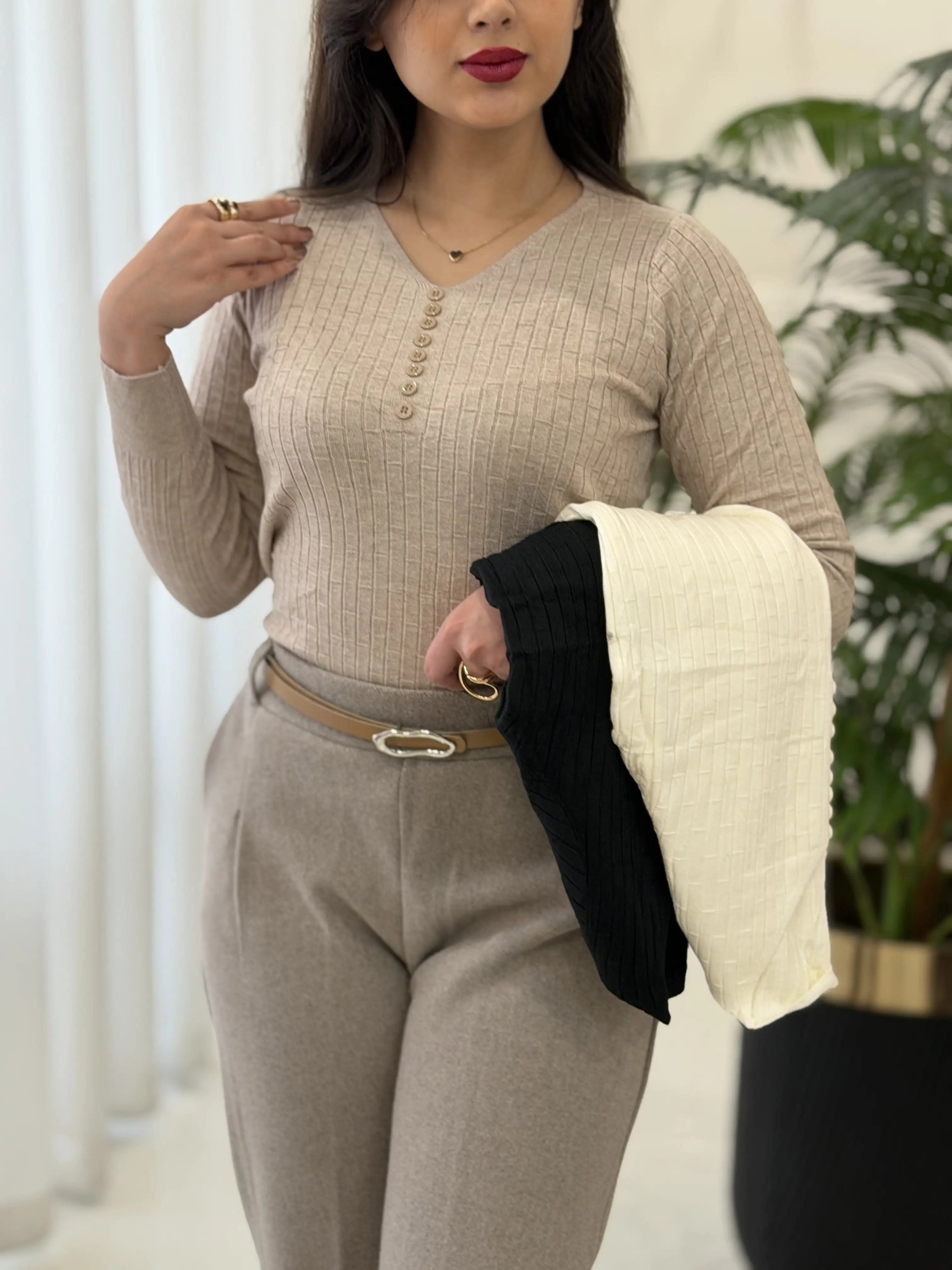 بافت جلو دکمه کد2390