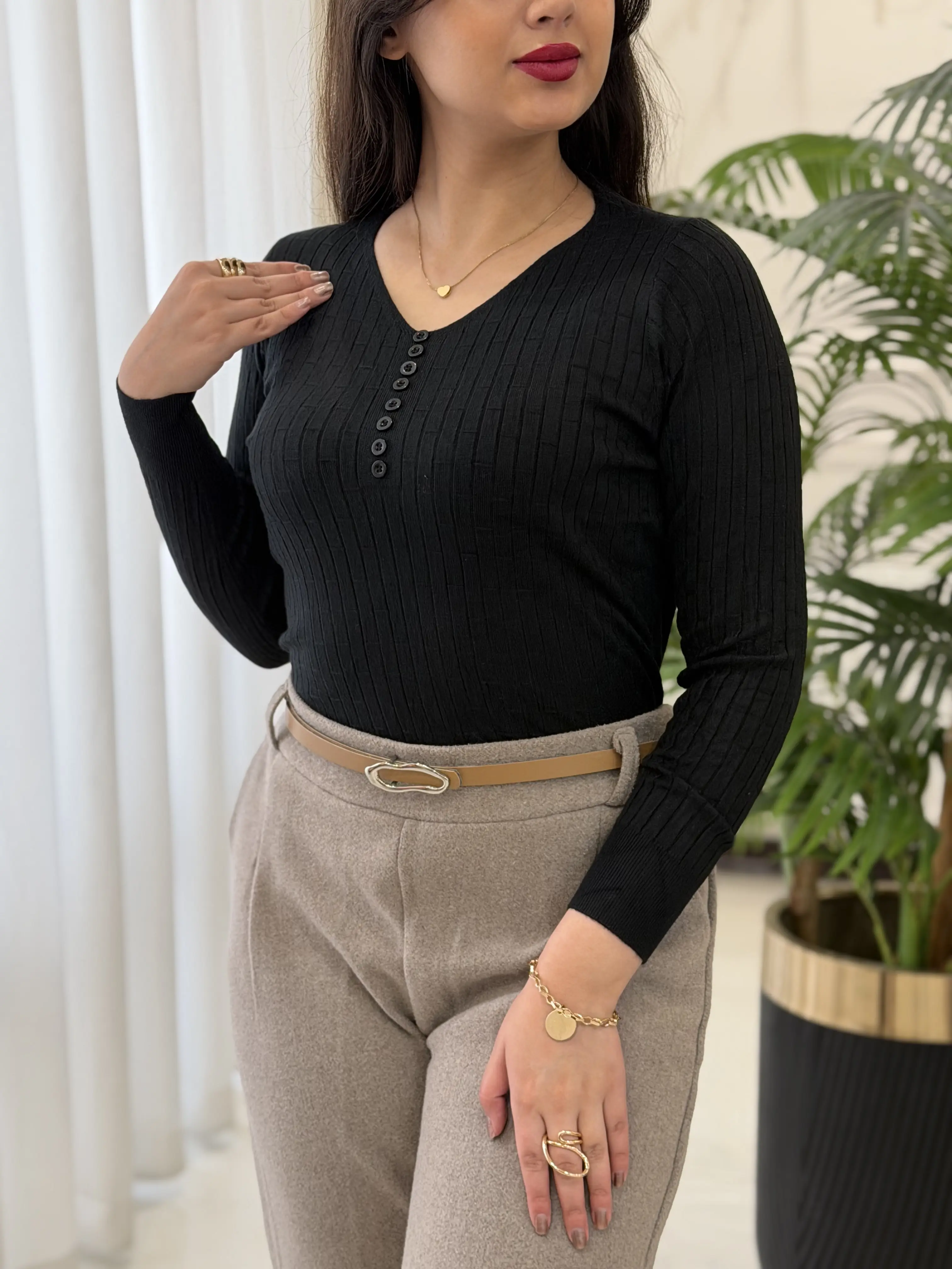 بافت جلو دکمه کد2390