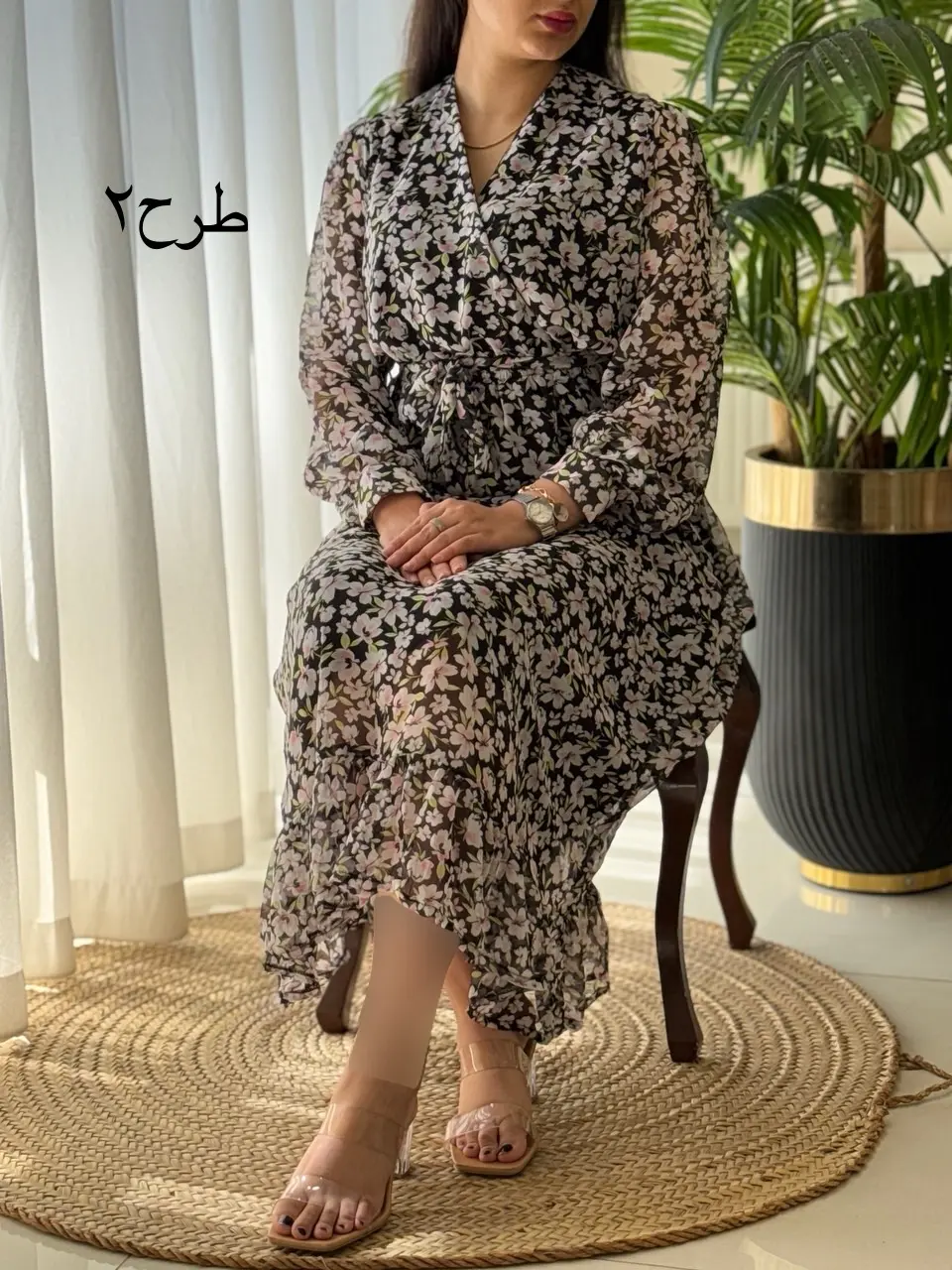 پیراهن چپ و راستی کد2158