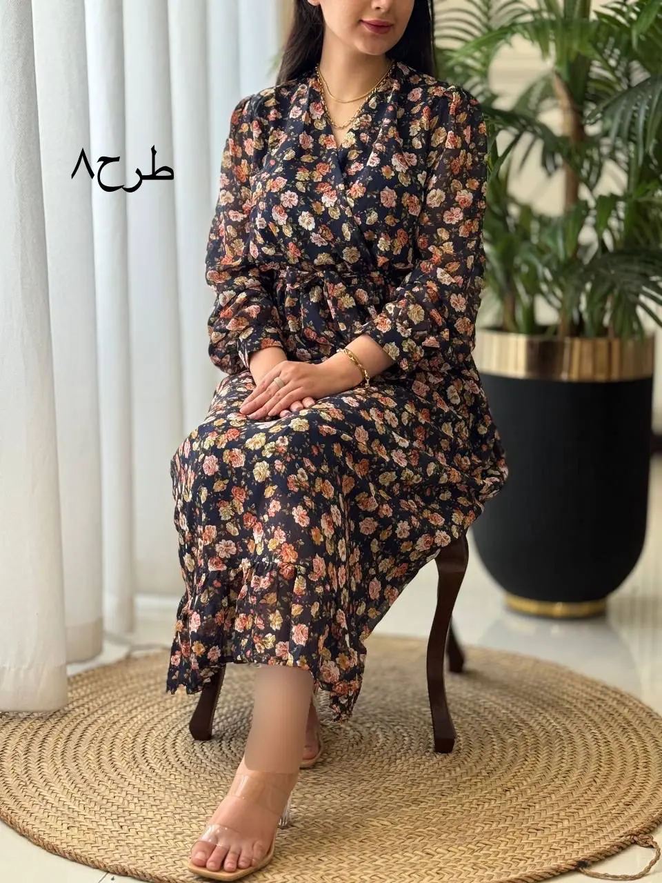 پیراهن چپ و راستی کد2158