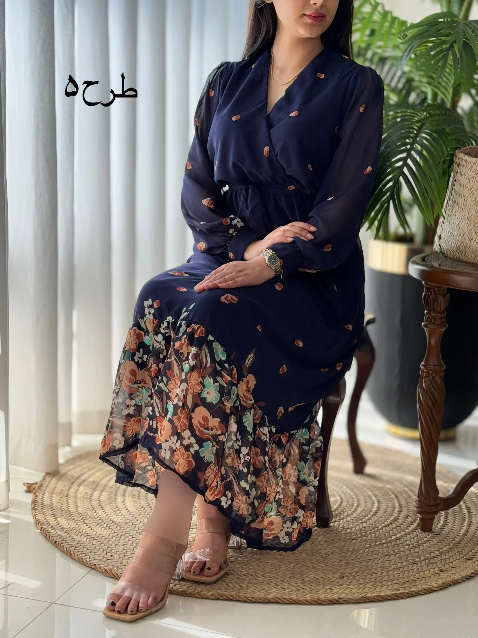 پیراهن چپ و راستی کد2174