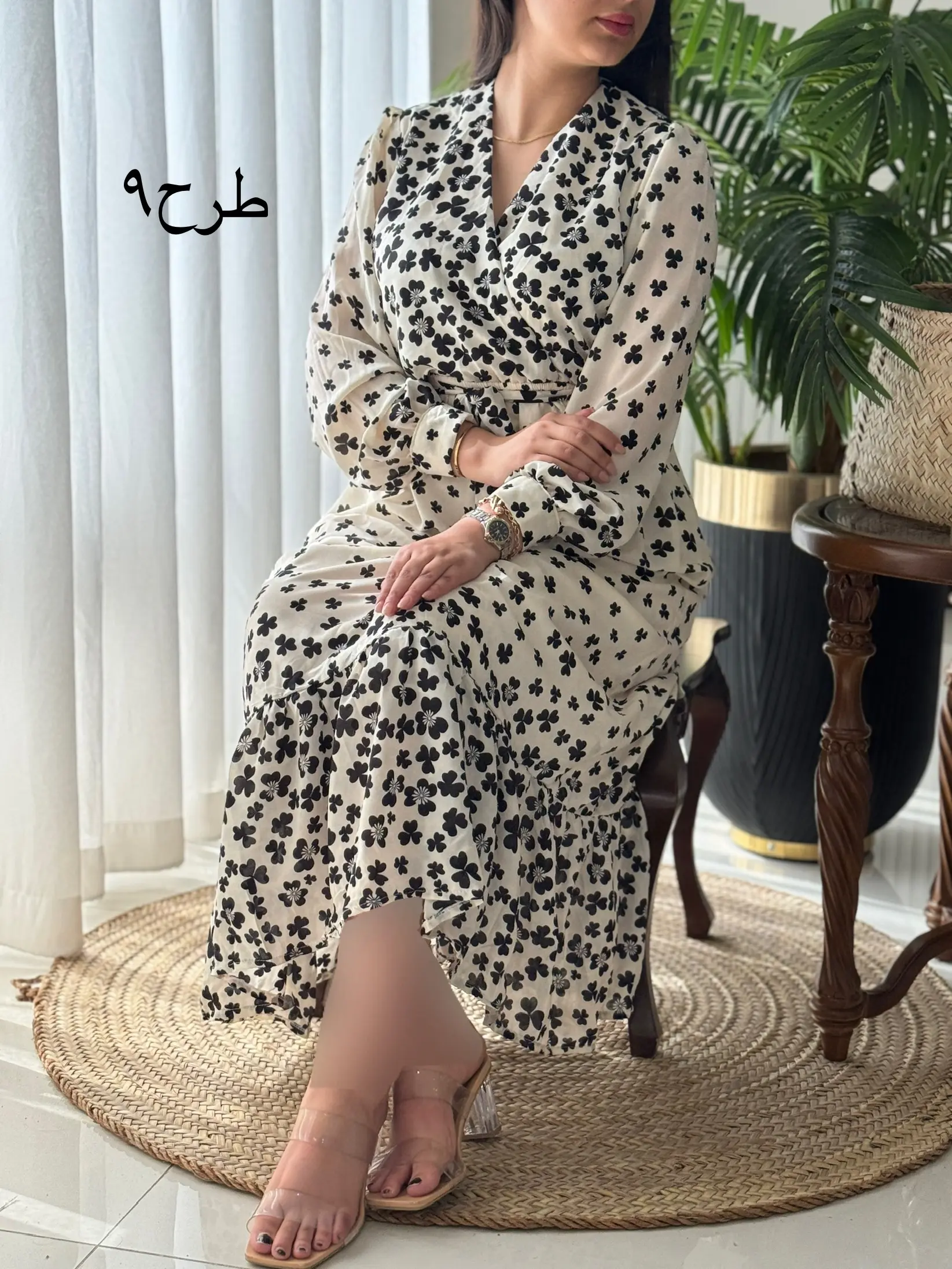 پیراهن چپ و راستی کد2174