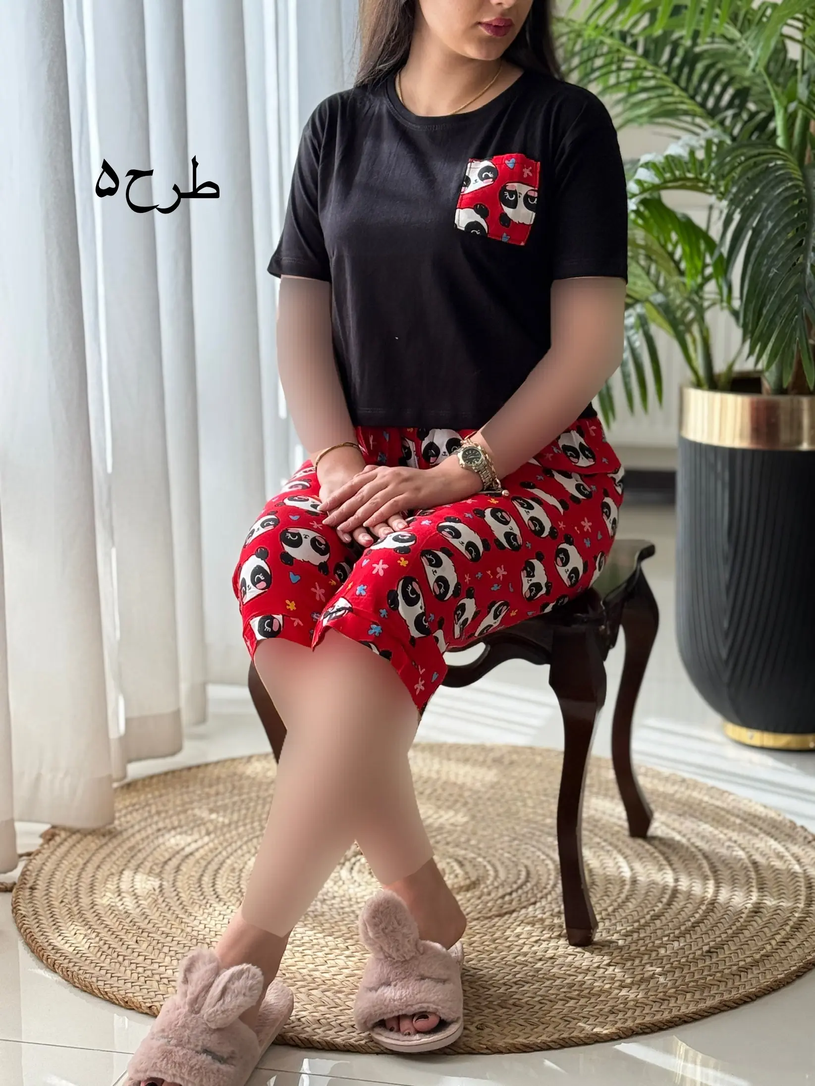 ست تیشرت شلوارک سه بعدی کد2165